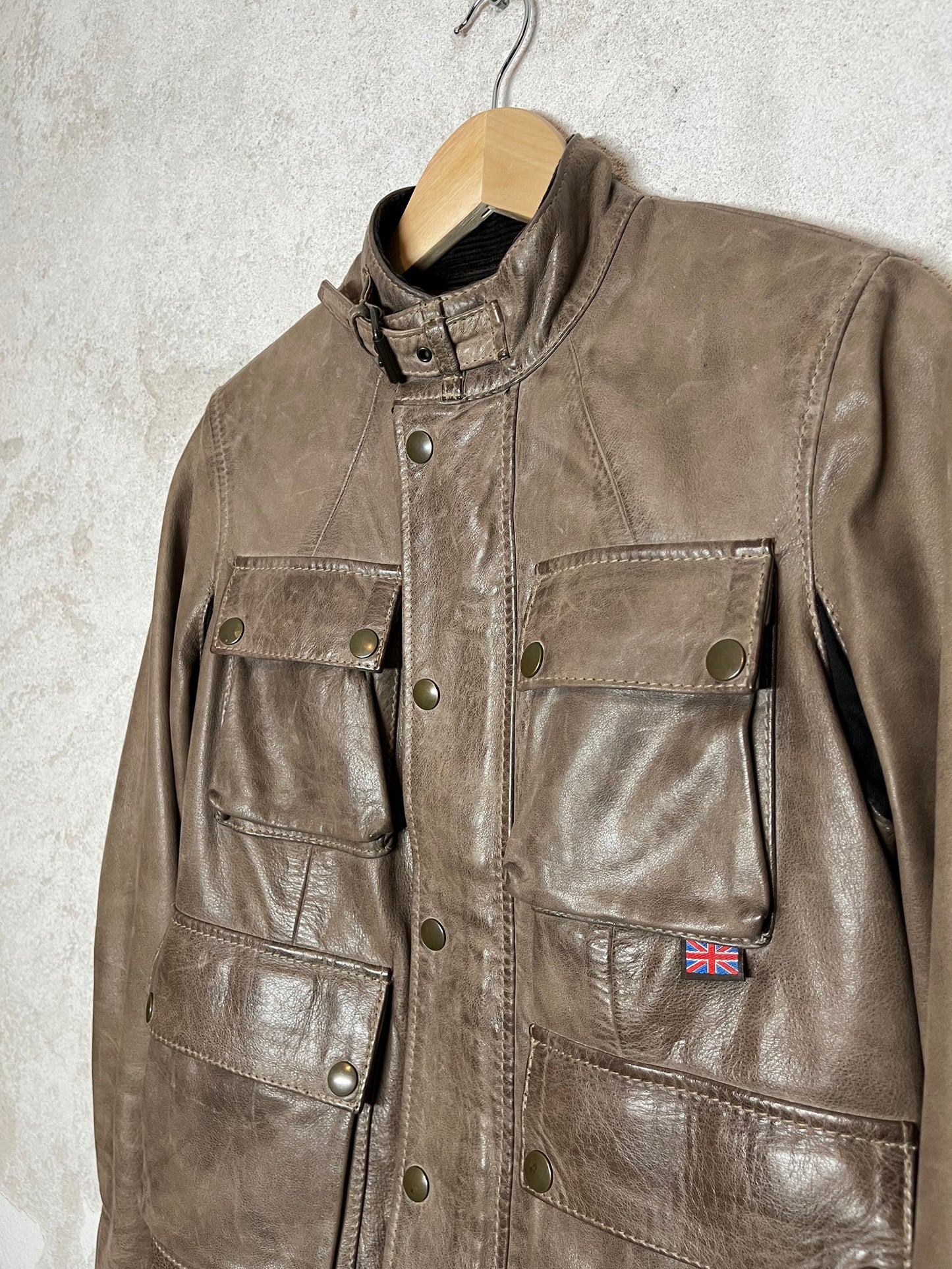 Belstaff vintage leather jacket - S