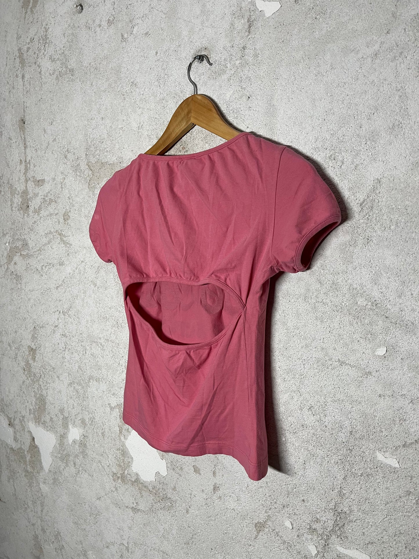 Dolce & Gabbana “Too cool for school” pink top - S