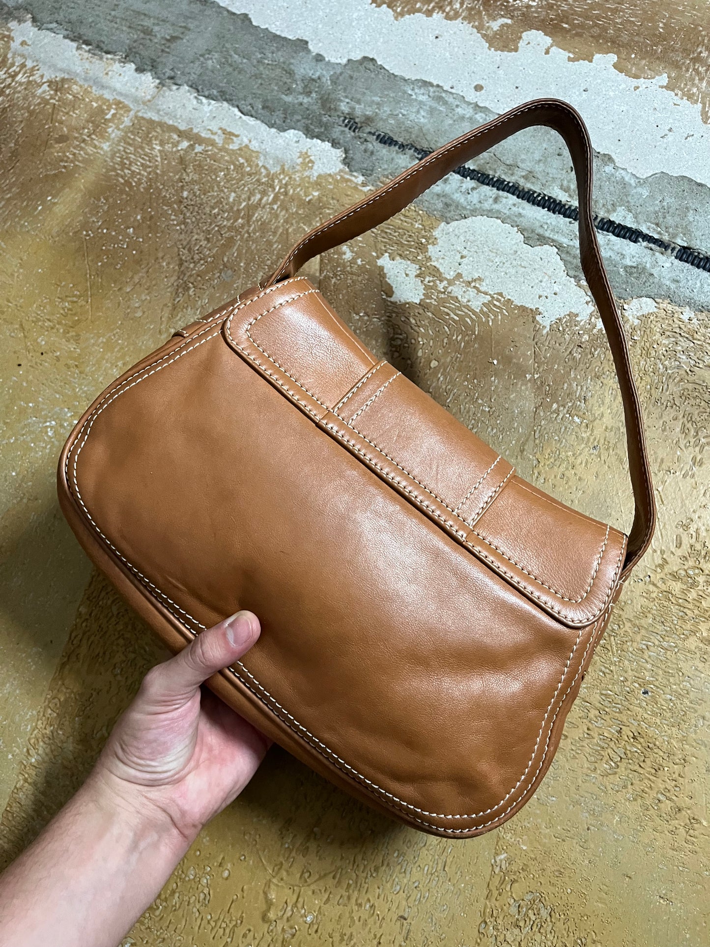 Celine tan leather bag + dustbag