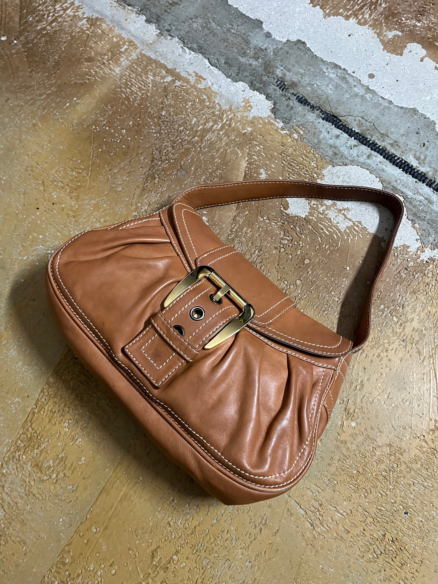 Celine tan leather bag + dustbag