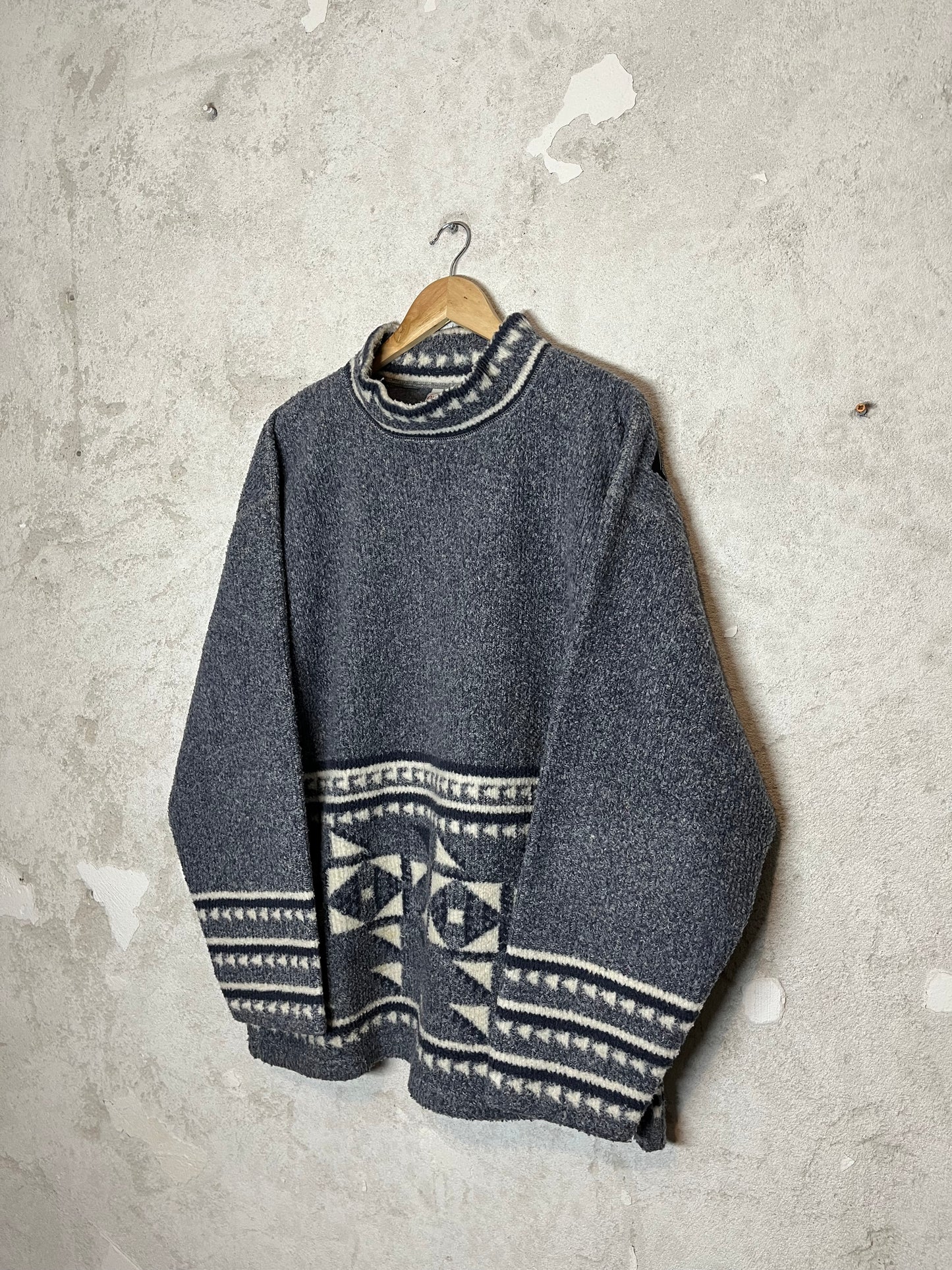 Oxbow vintage 90s ski snowboard fleece sweater - M