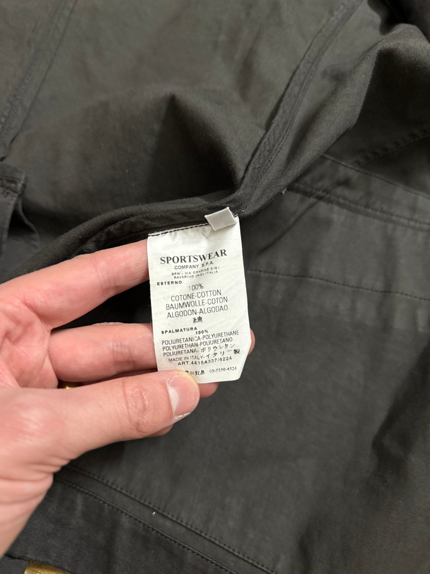 Stone Island SS06 Resined cotton chore jacket - S