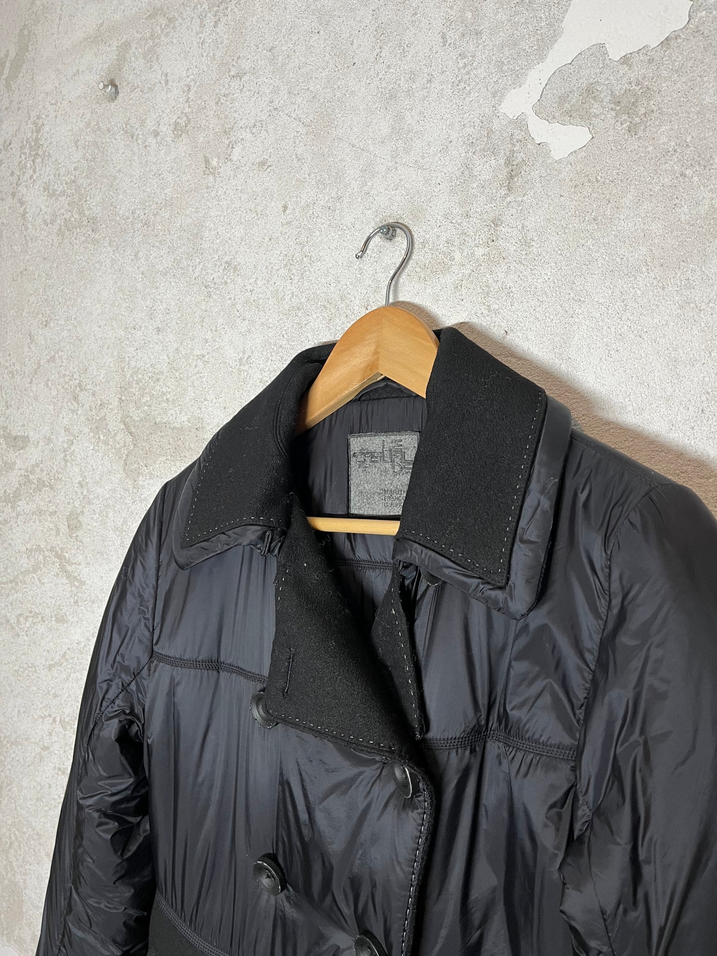 Marithé François Girbaud puffer/wool jacket -