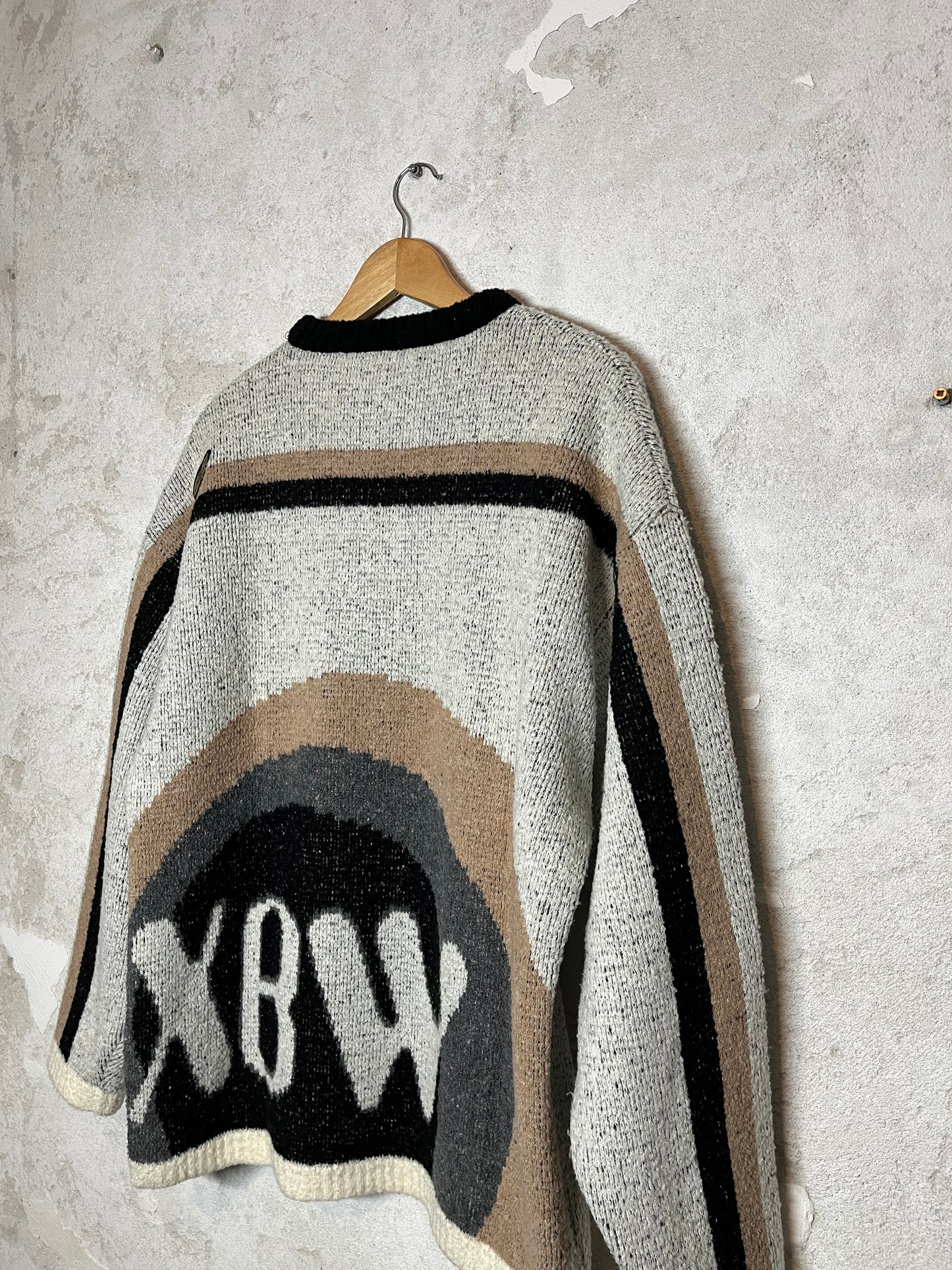 Oxbow heavy knit ski snowboard sweater - L