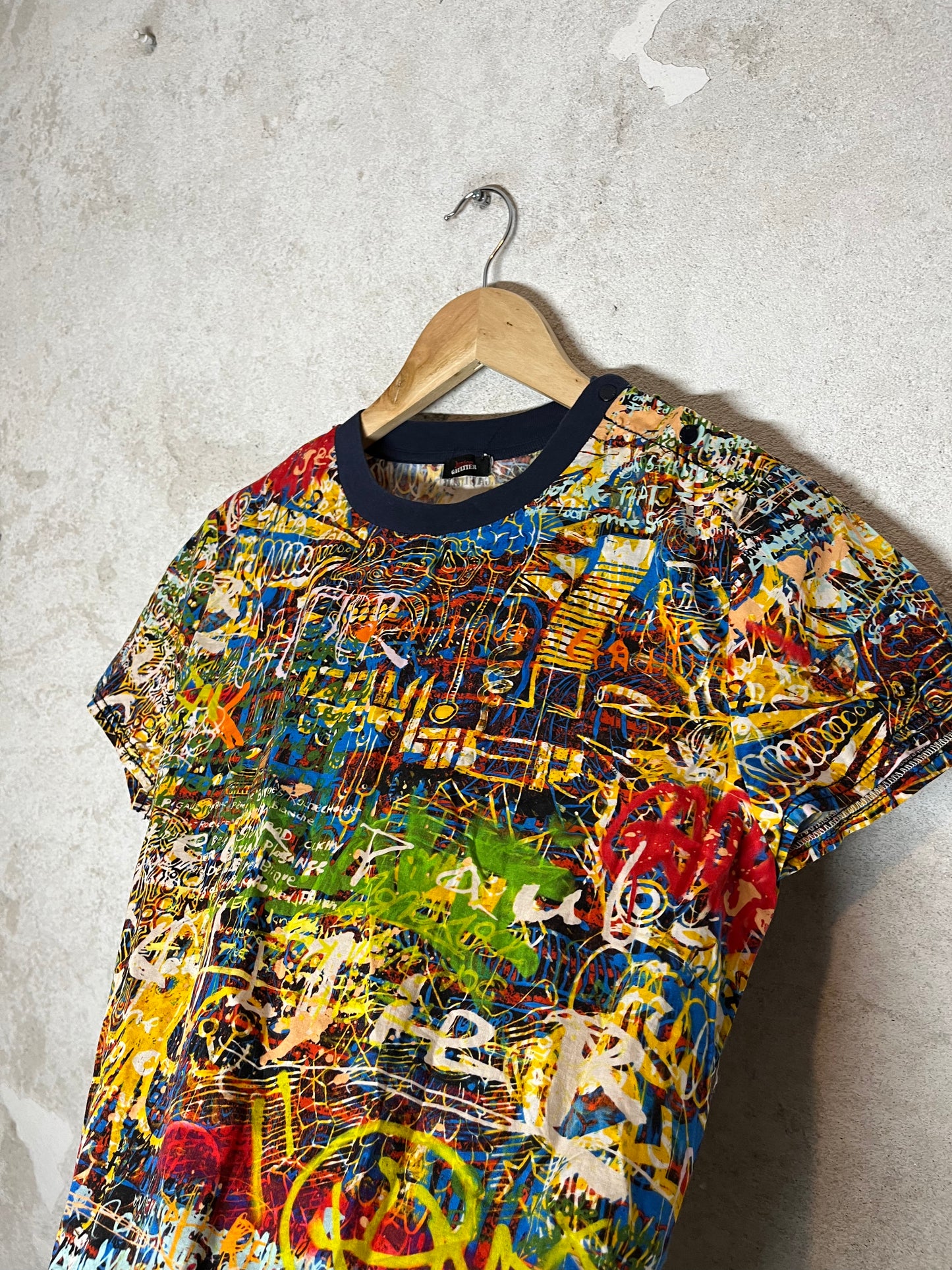 Jean Paul Gaultier multicolor drawing top