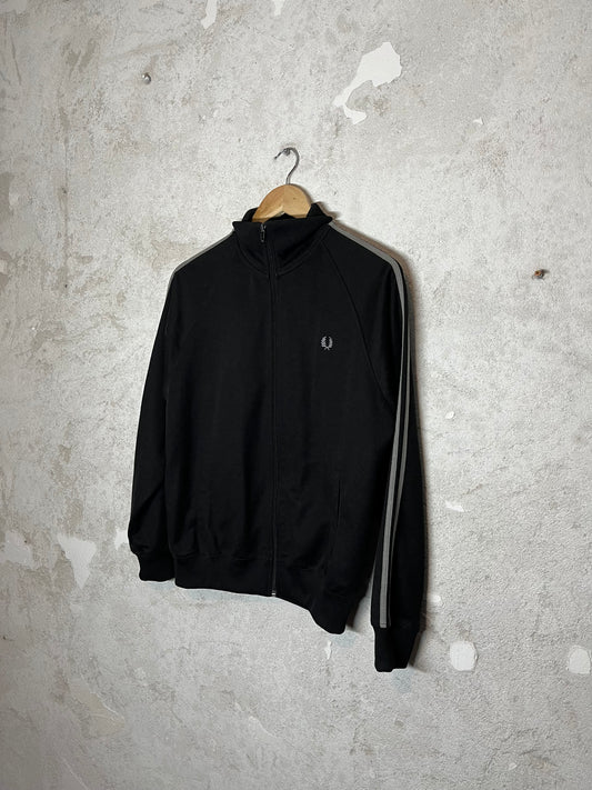 Fred Perry vintage retro blokecore zip-up sweater - M