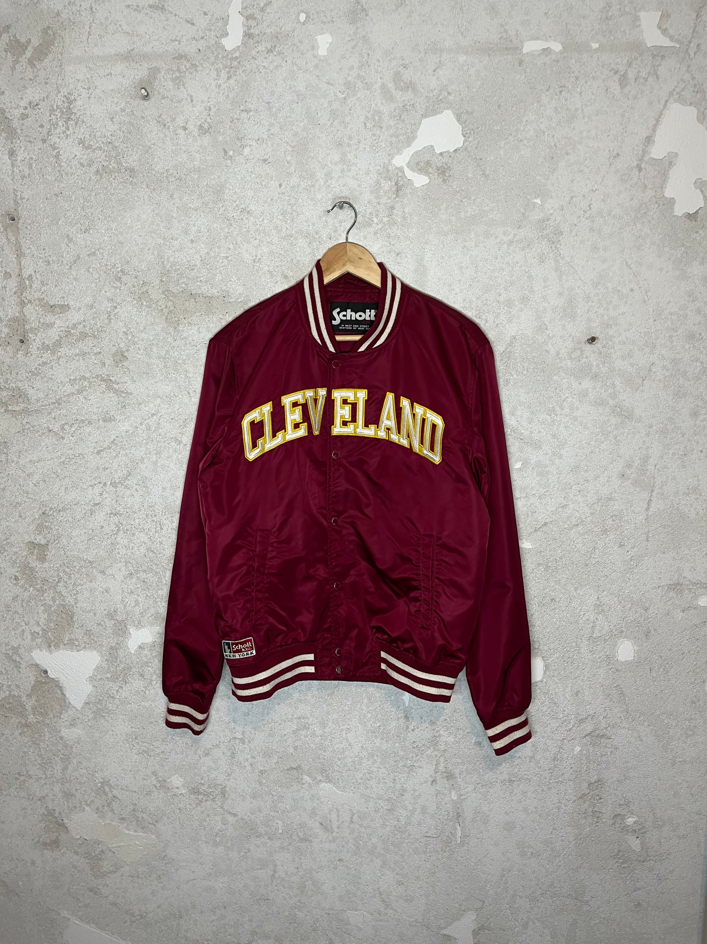 Schott NYC New York ''Cleveland'' bomber varsity jacket