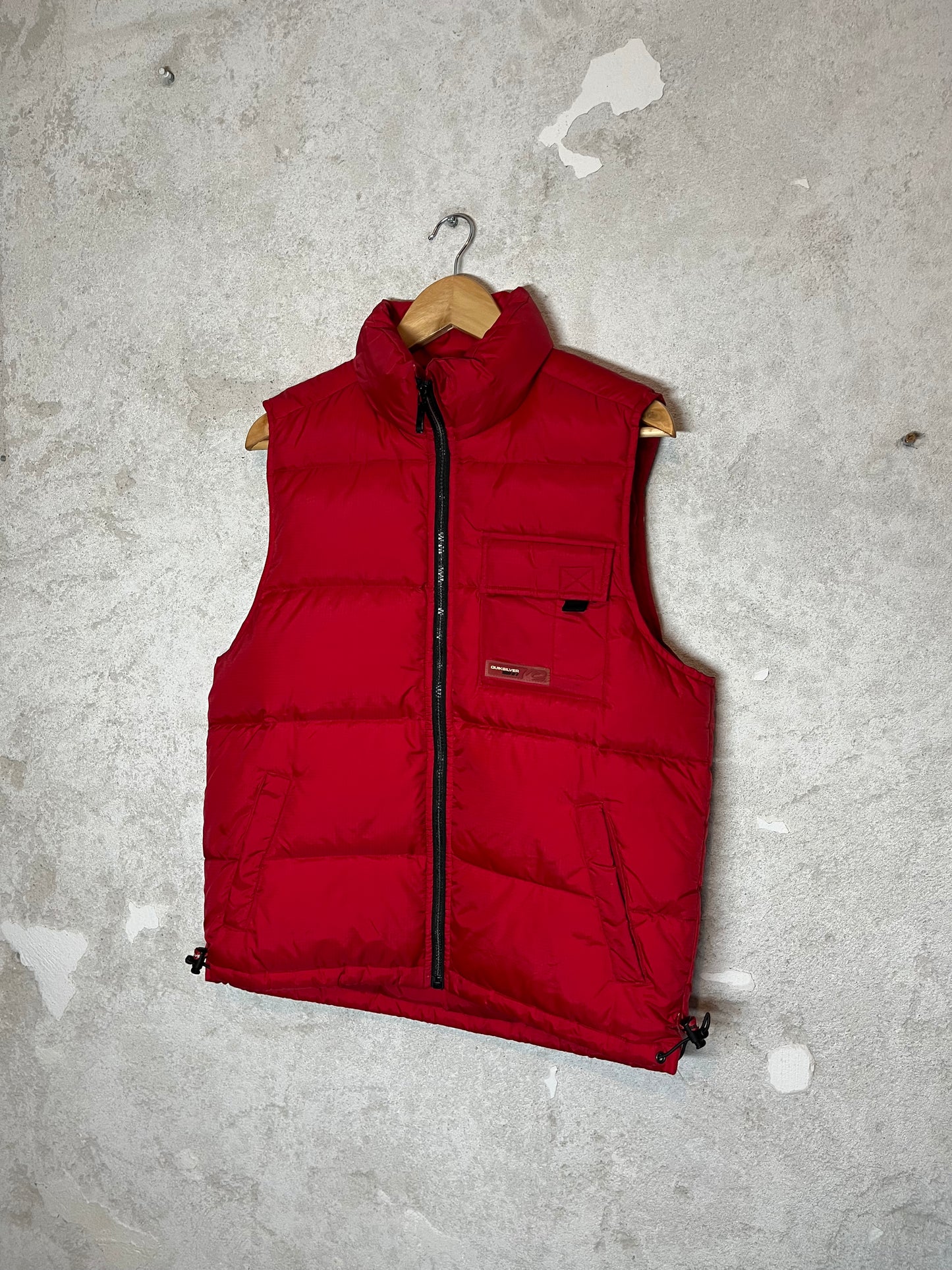 Quiksilver bodywarmer with logo application - S