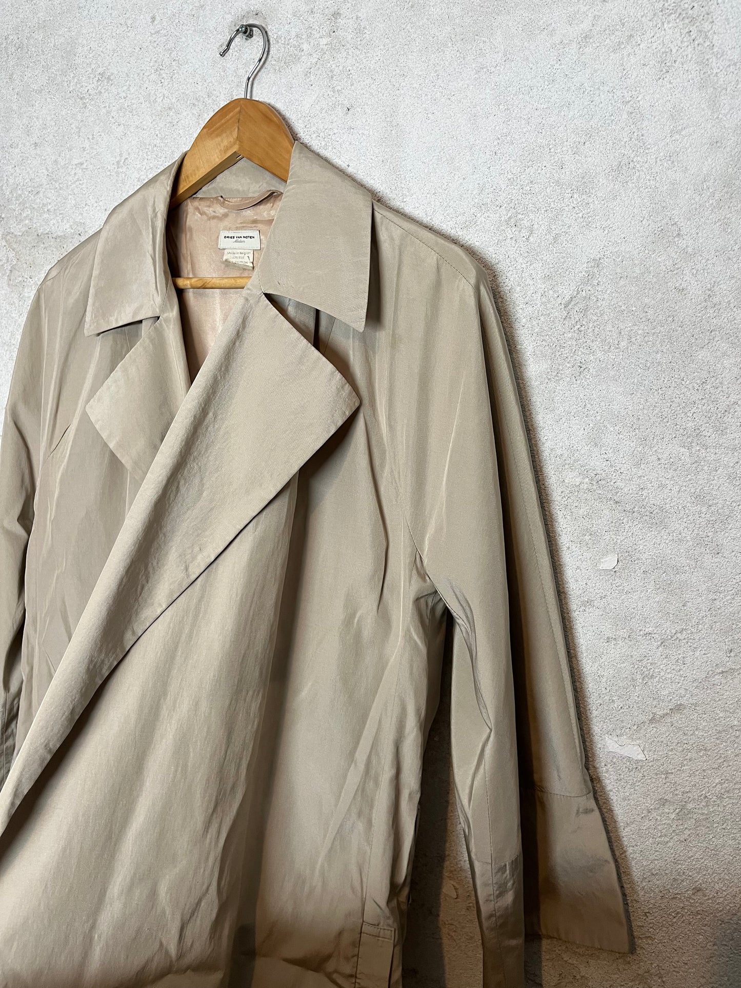 Dries van Noten Silk Cotton trenchcoat - M