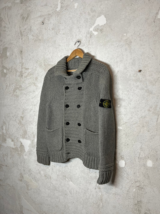 Stone Island heavy knit jacket - S