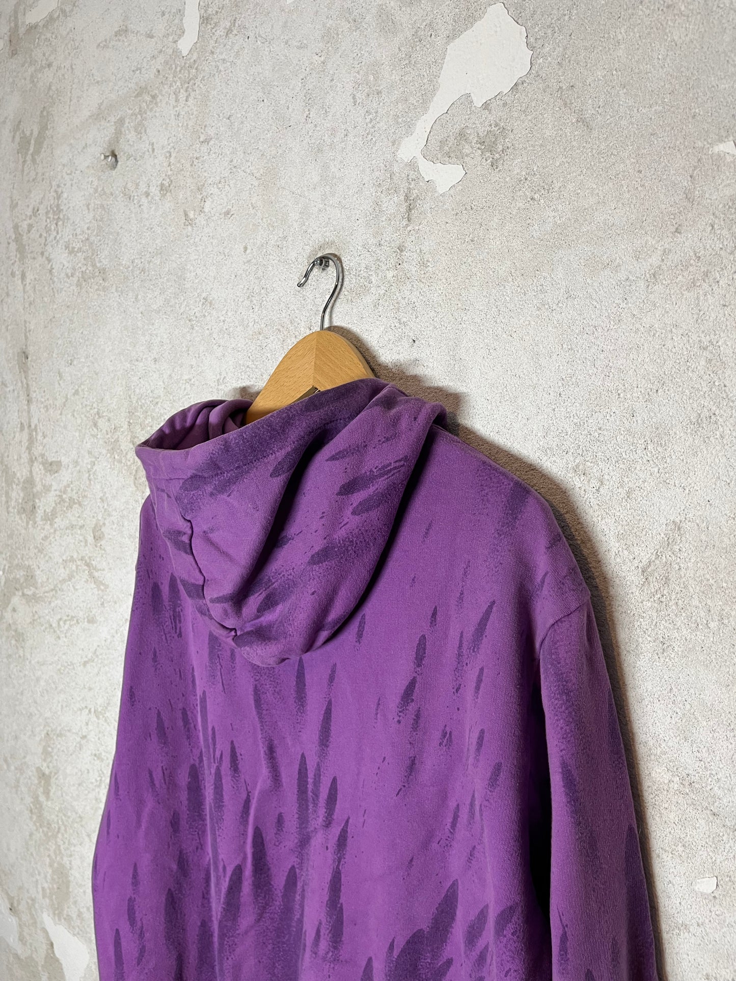 Maharishi x Futura purple rain hooded vest sweater - M