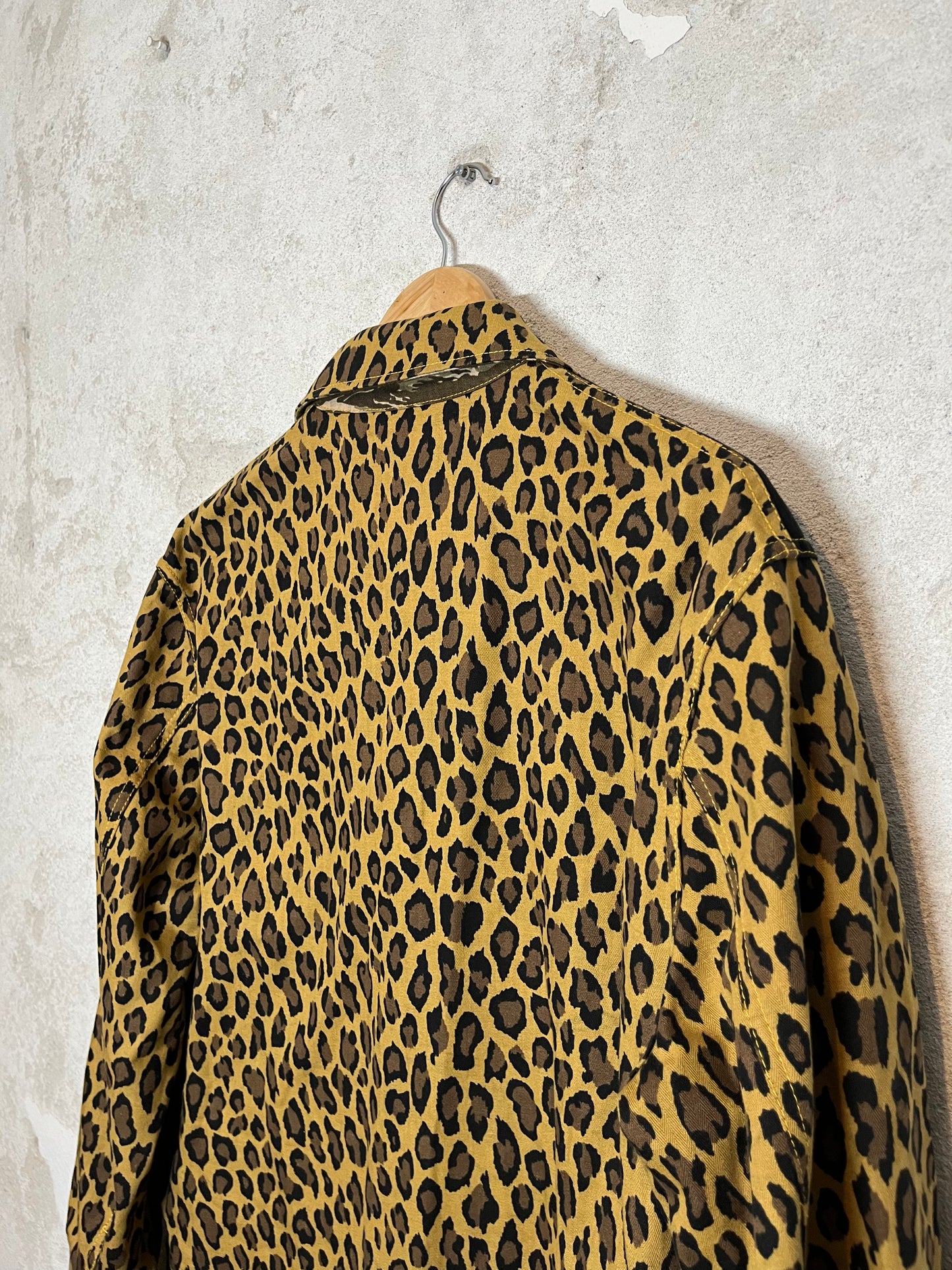 Marni Reverisble Canvas Leopard / Camo print Chore jacket - M