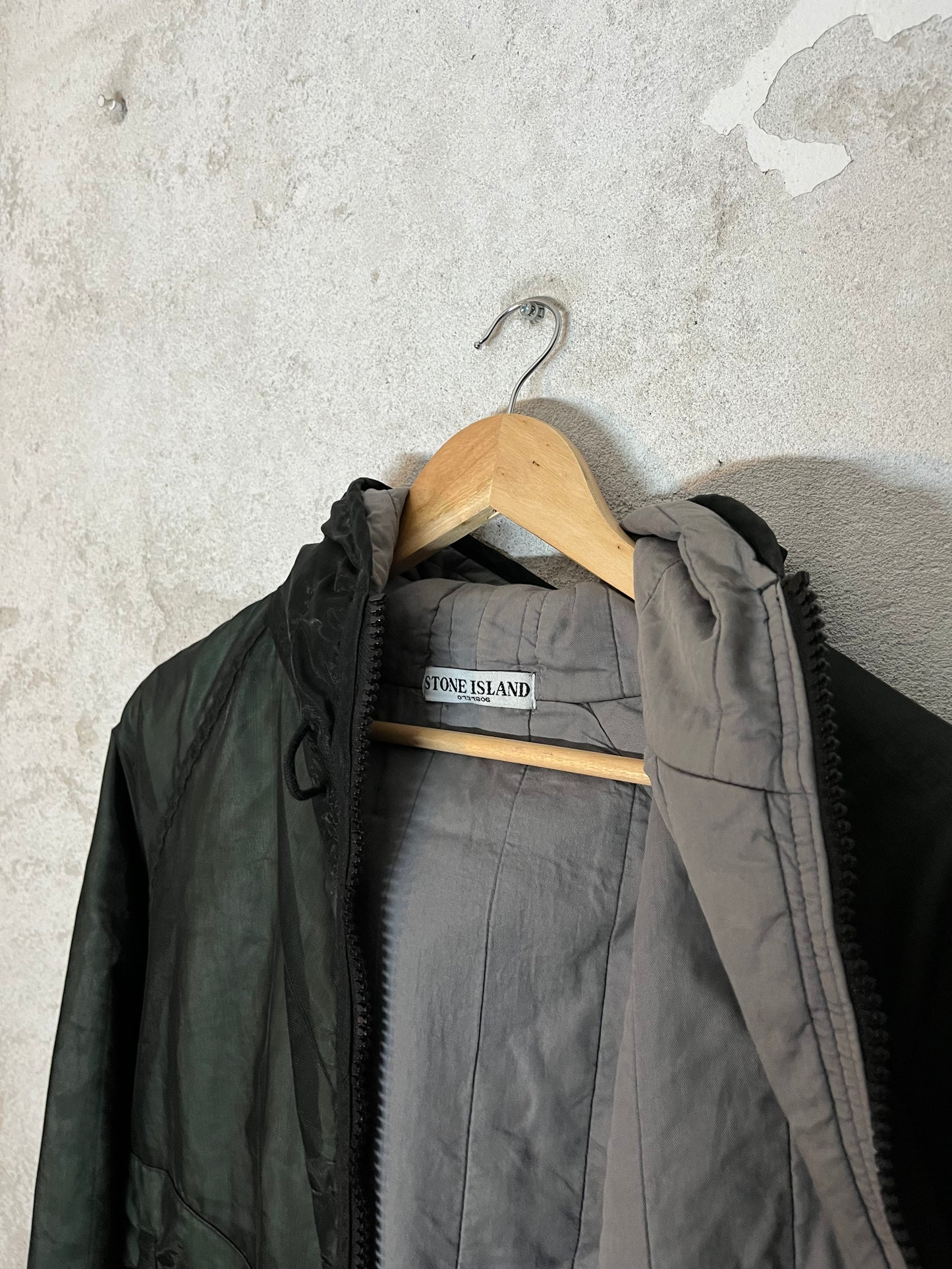 Stone Island Monofilament SS’03 vintage jacket green - L