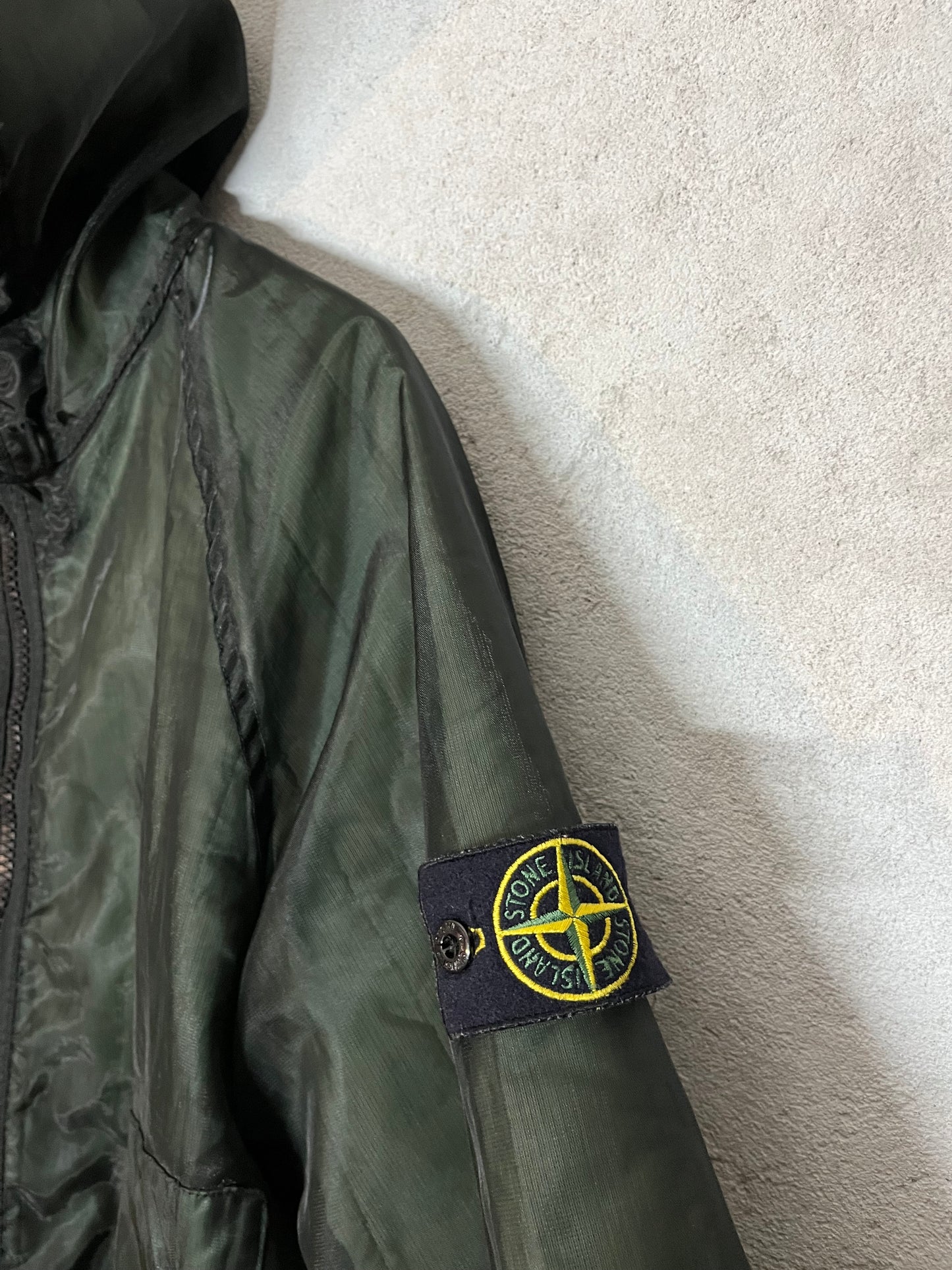 Stone Island Monofilament SS’03 vintage jacket green - L