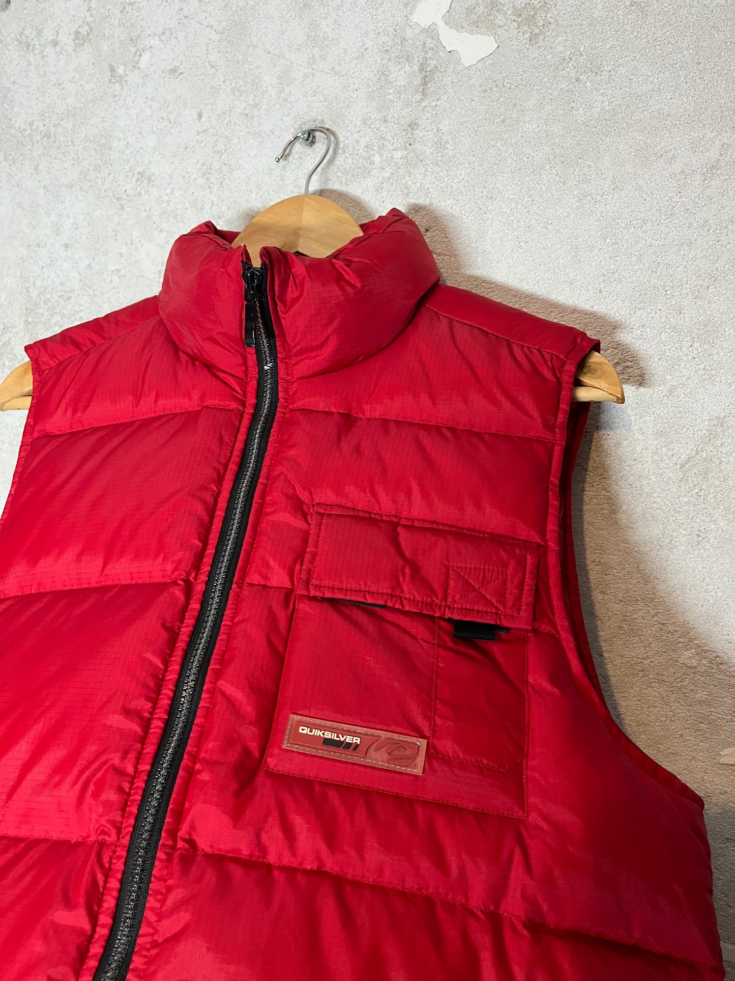 Quiksilver bodywarmer with logo application - S