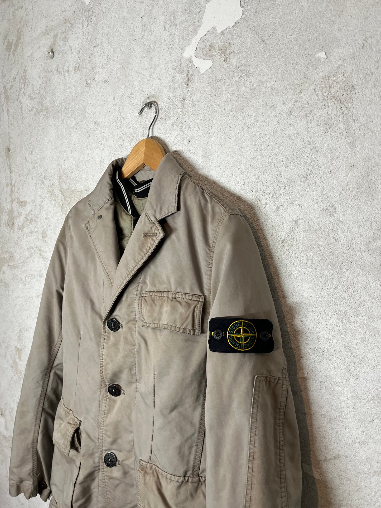 Stone Island removable lining 2-in-1 puffer winter jacket - S