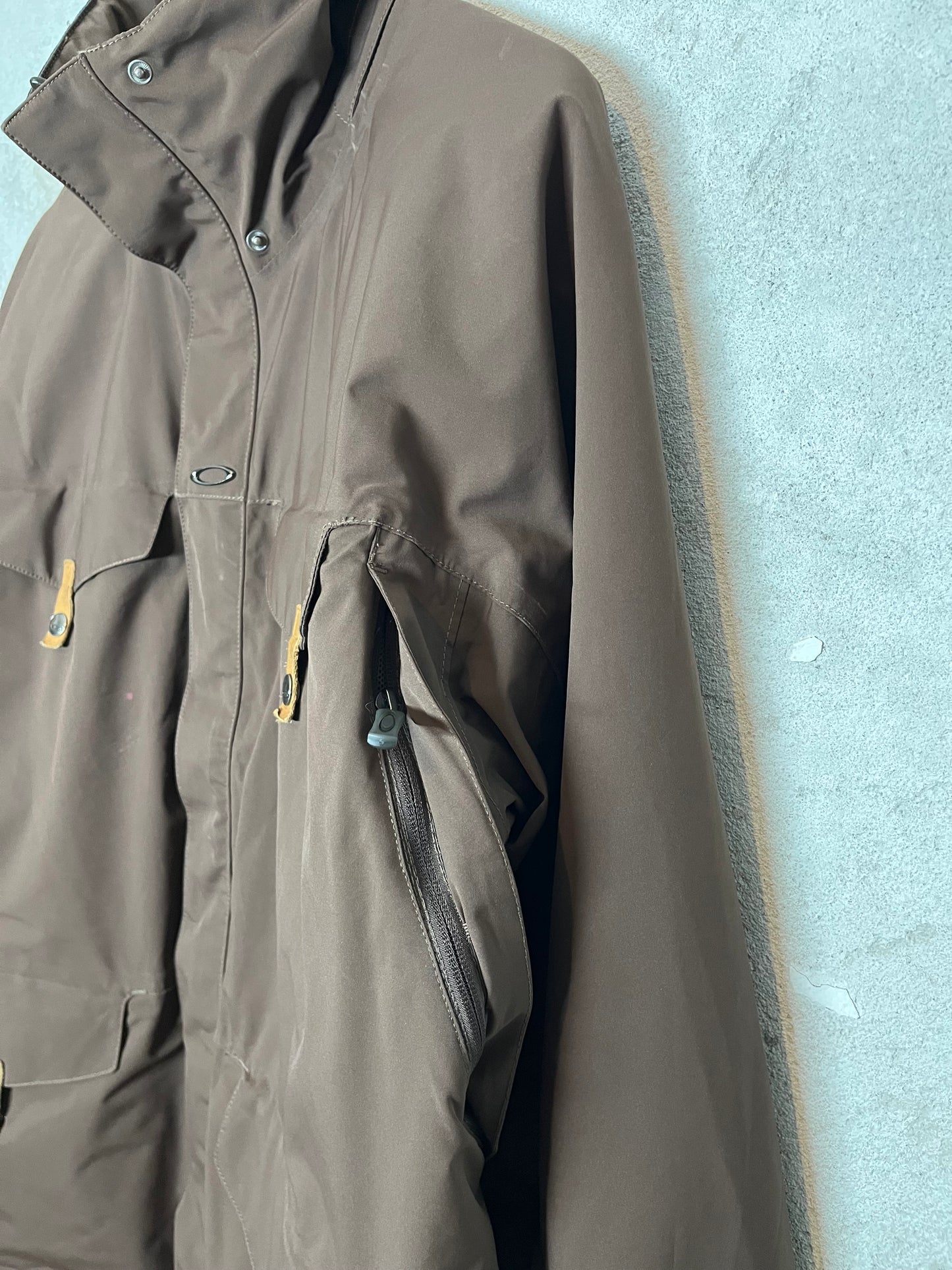 Oakley brown oversized ski jacket - XL