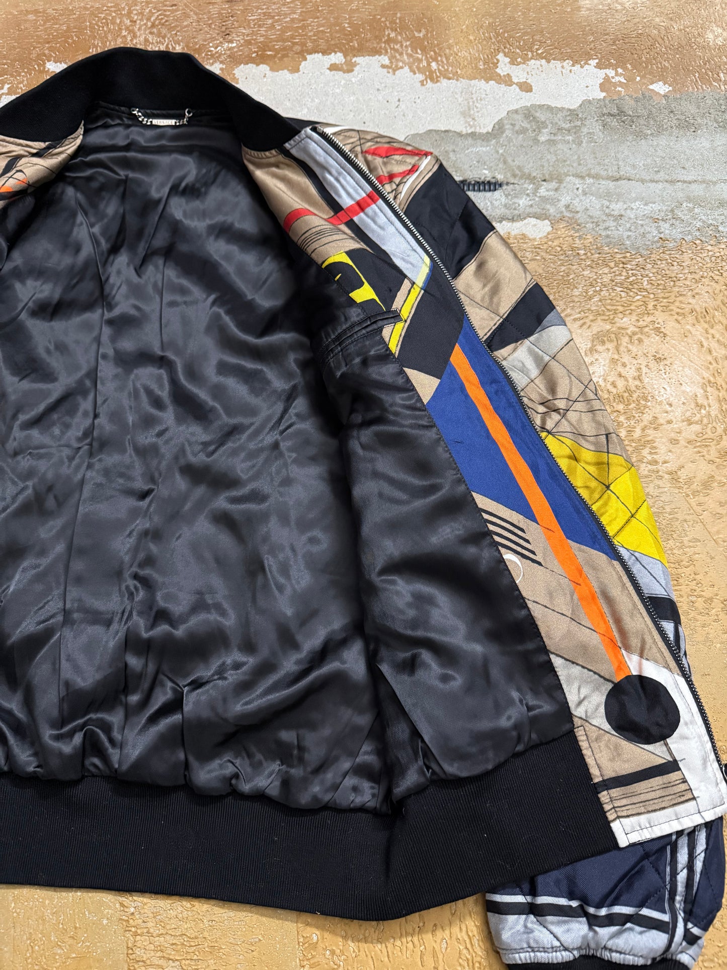 Versace vintage baroque bomber jacket - M