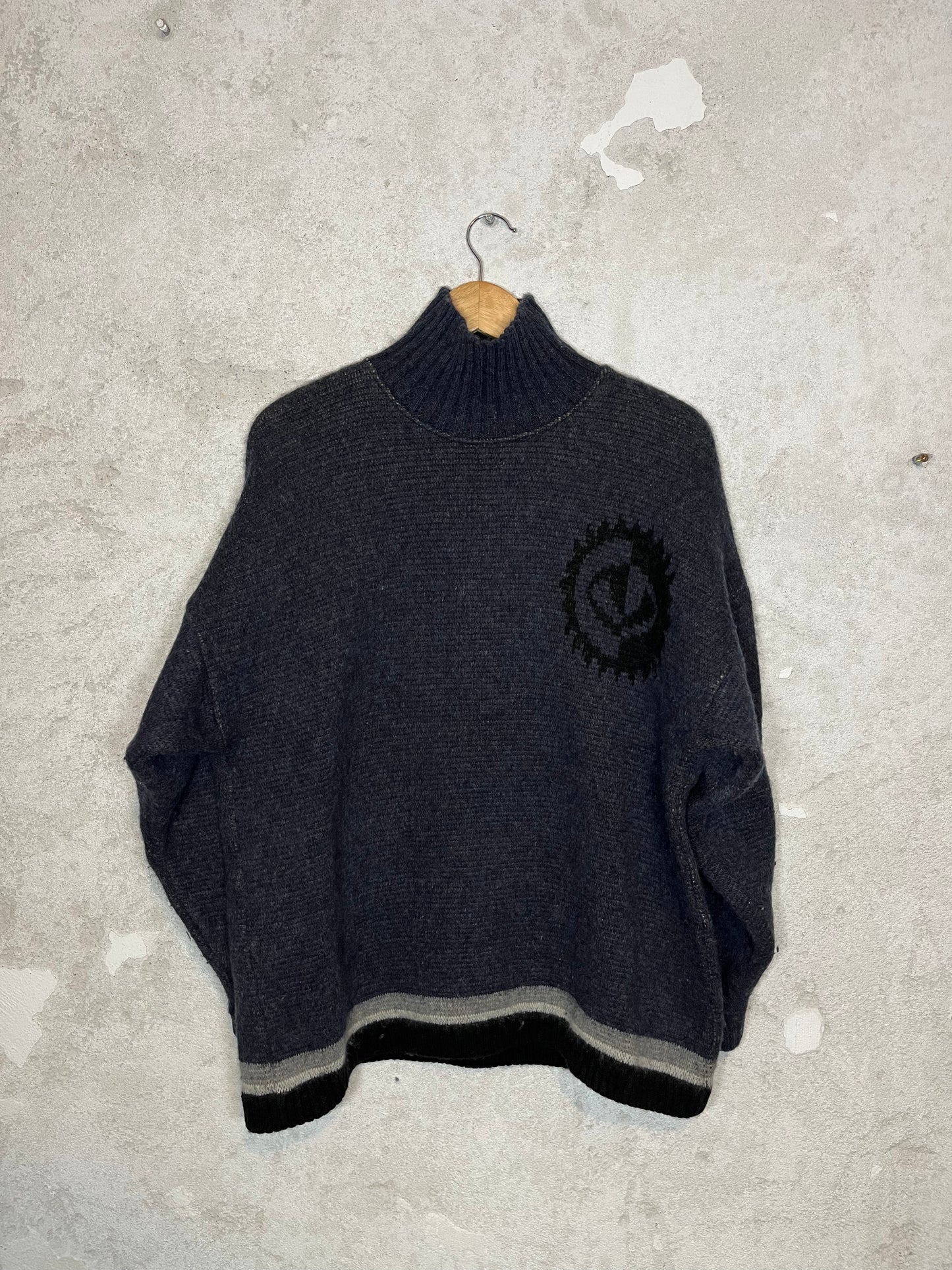 Oxbow heavy knit ski snowboard sweater - S