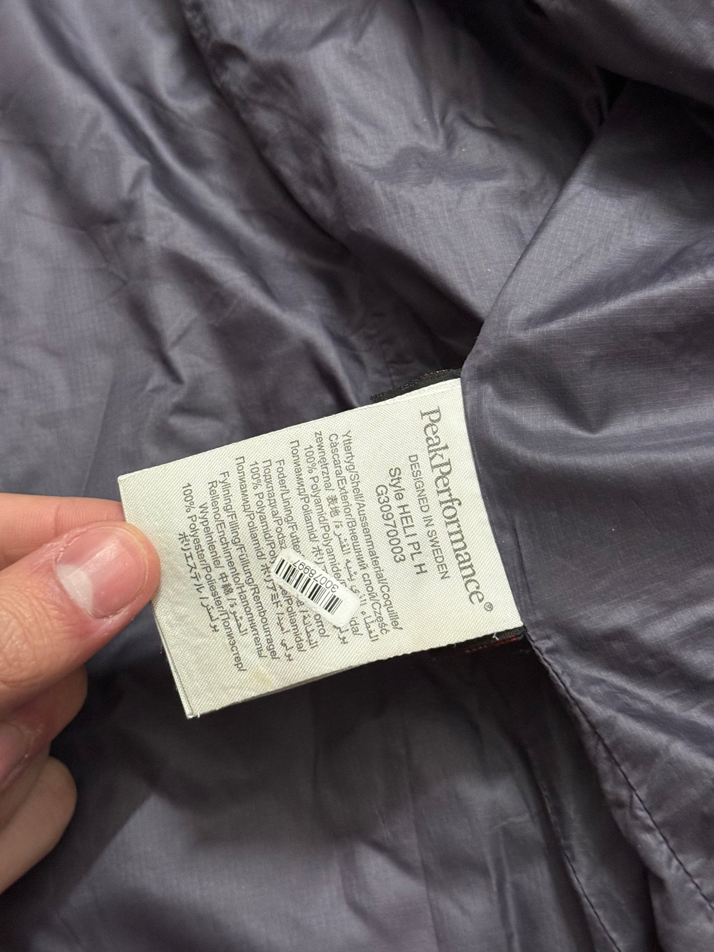 Peak Performance Heli PL H down jacket puffer - S