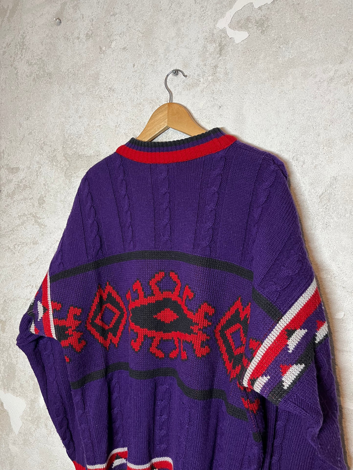 O’neill vintage 90s heavy knit ski snowboard sweater - XL