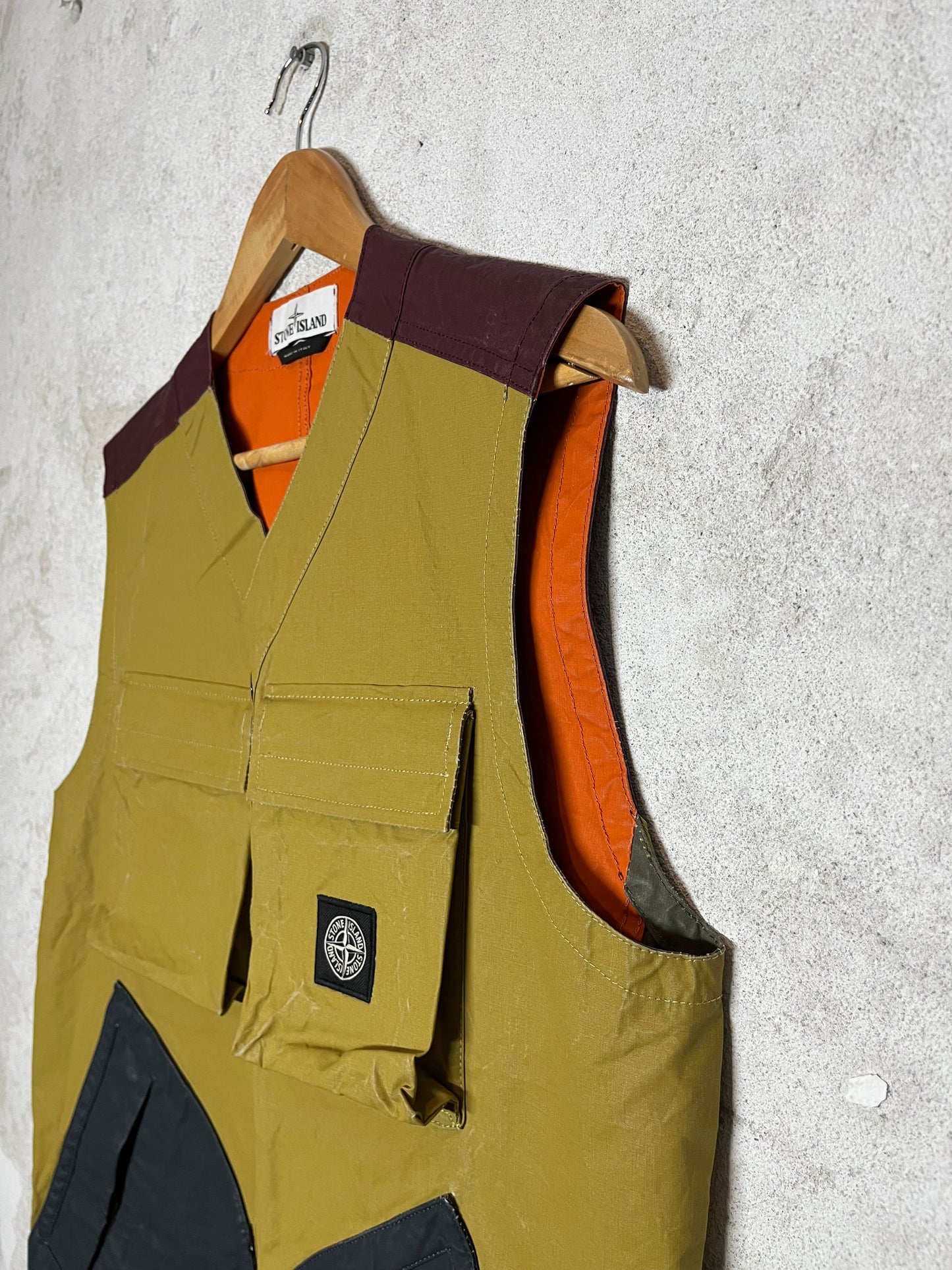 Stone Island Tela Placcata Bicolore bodywarmer - M