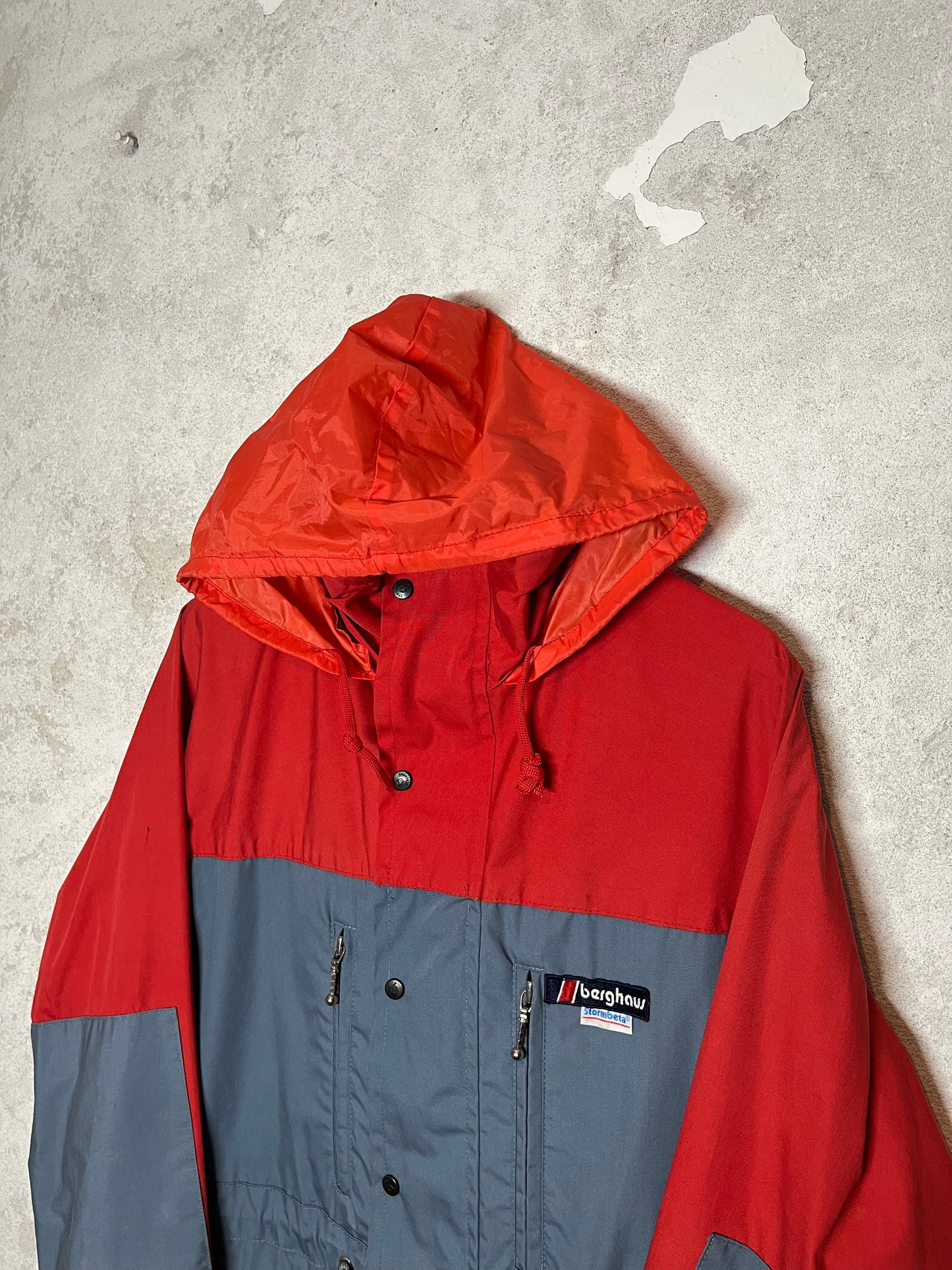 Berghaus vintage 90s waxed rain jacket - M