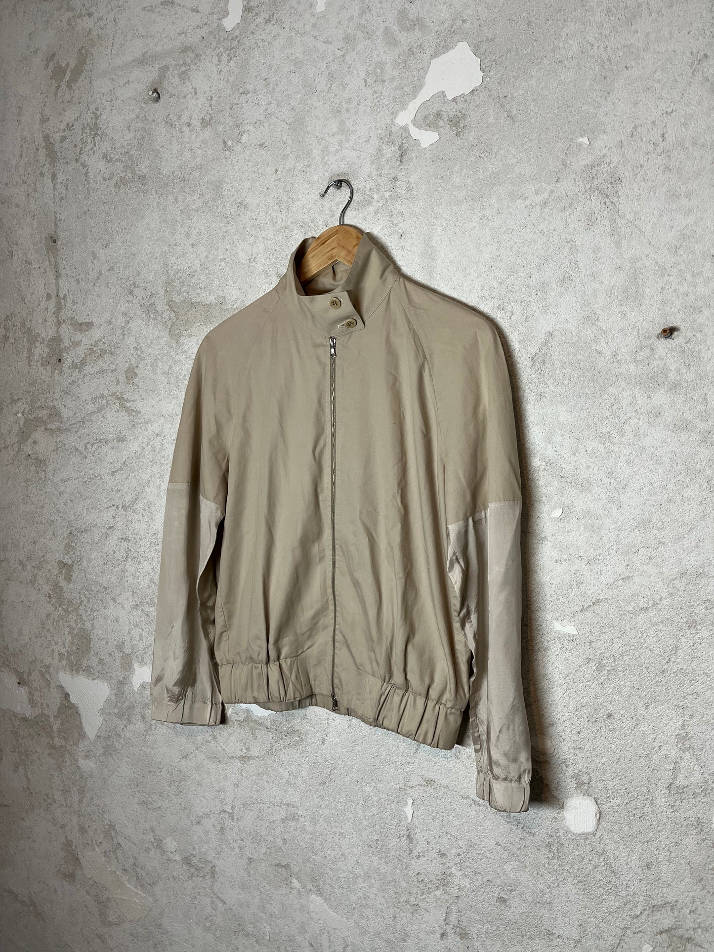 Dries van Noten canvas/satin lightweight jacket - M