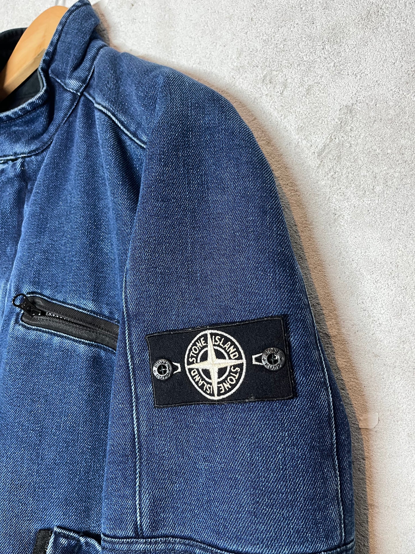 Stone Island 42234 Polypropylene Denim Jacket - L