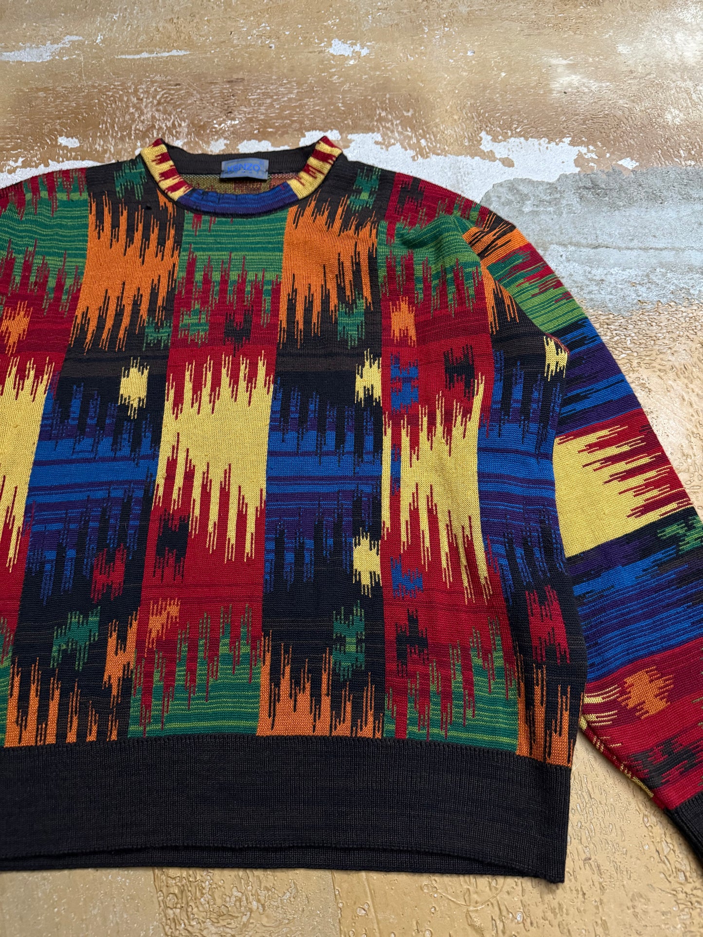 Kenzo wool knit sweater - M