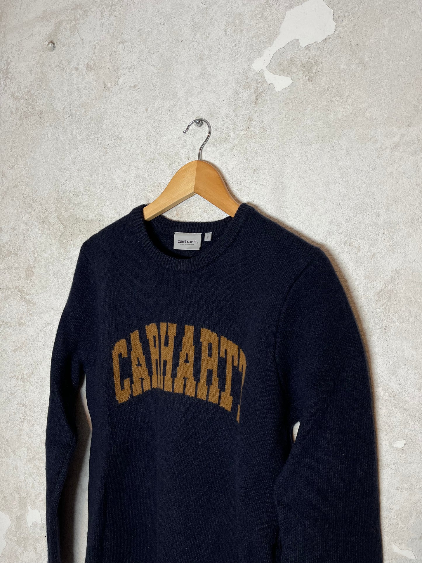 Carhartt wool knit sweatshirt - S