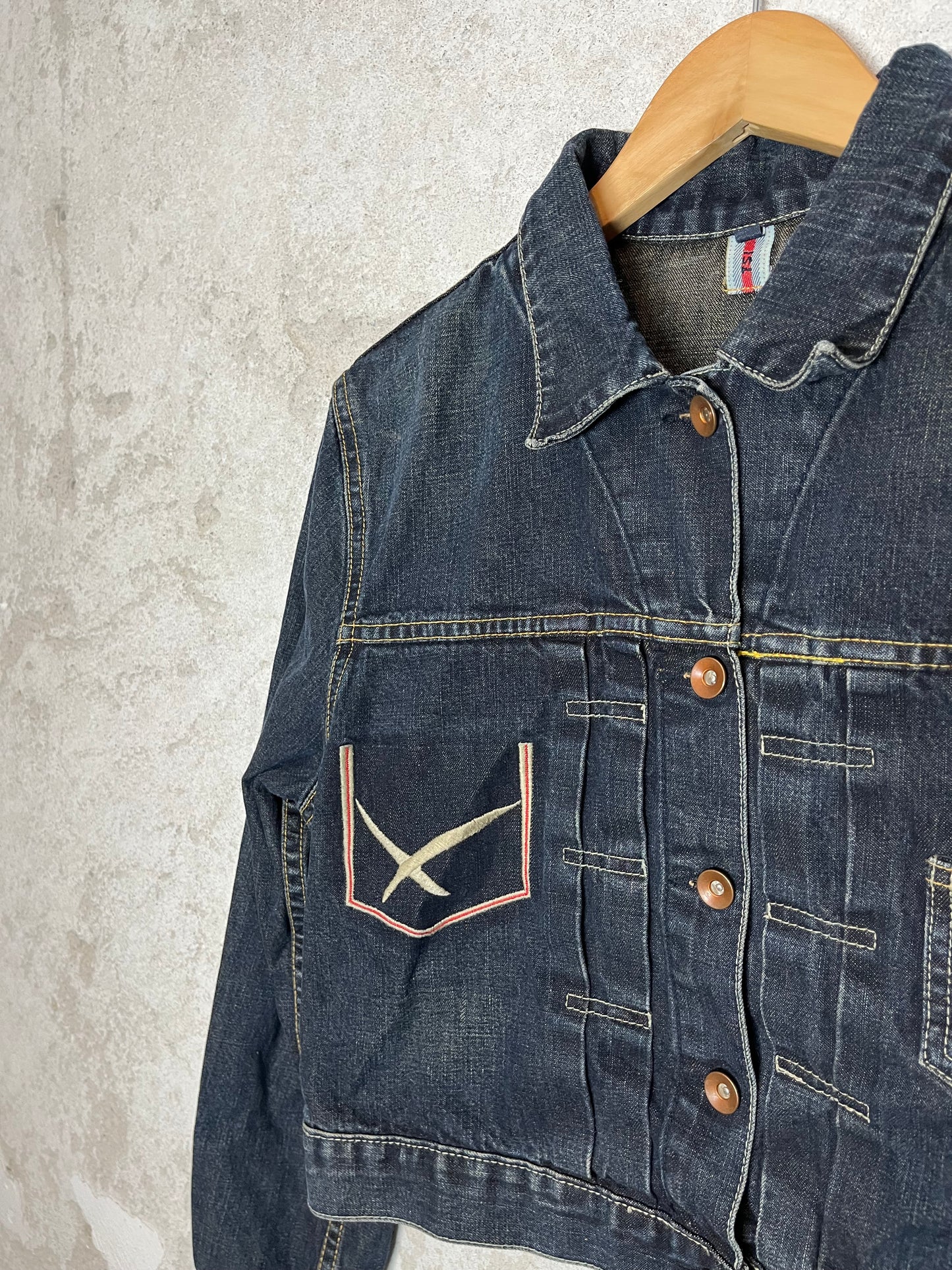 TSI Vintage 2000s 90s denim jacket - XS