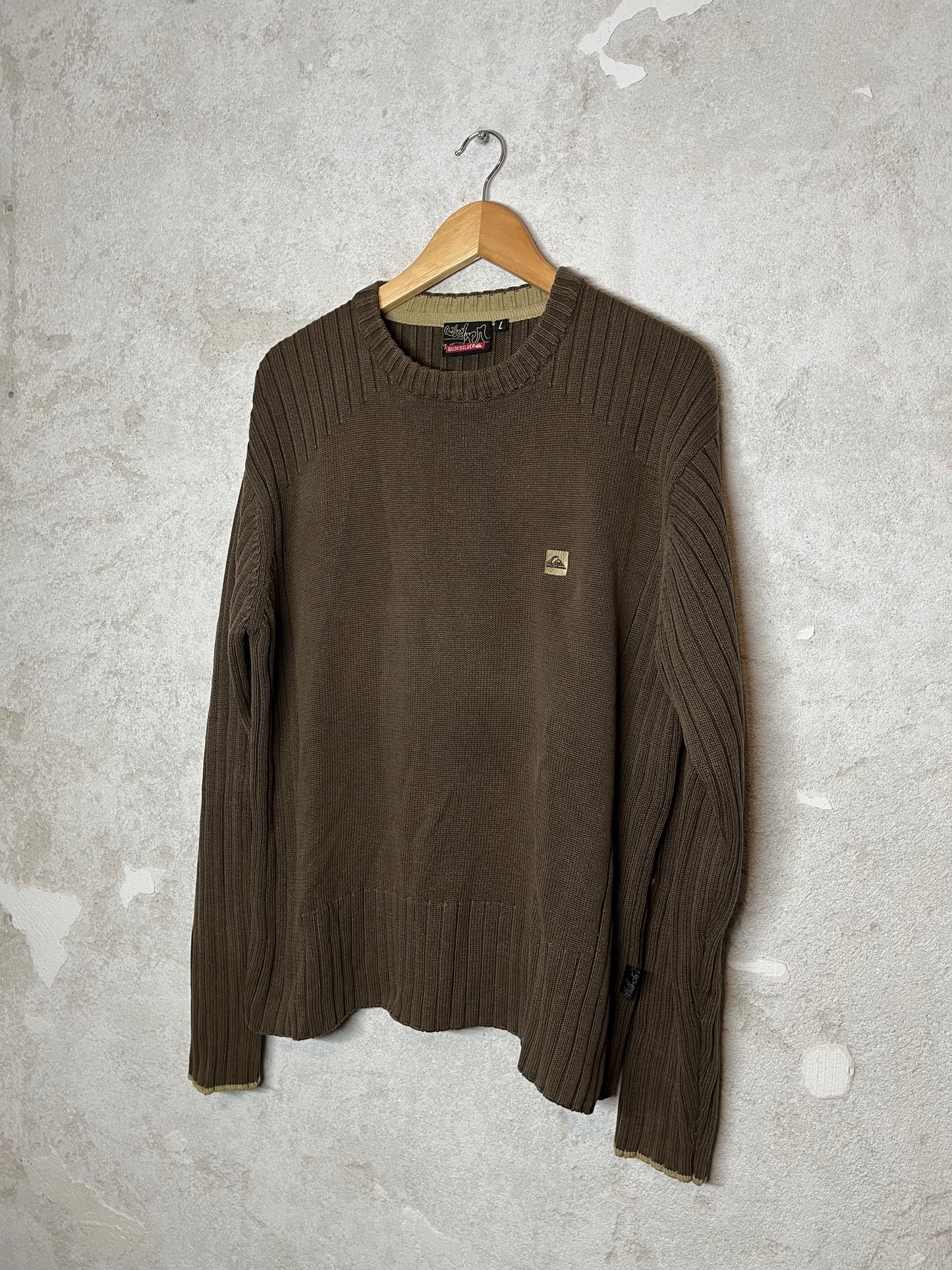 Quiksilver knit sweatshirt - L