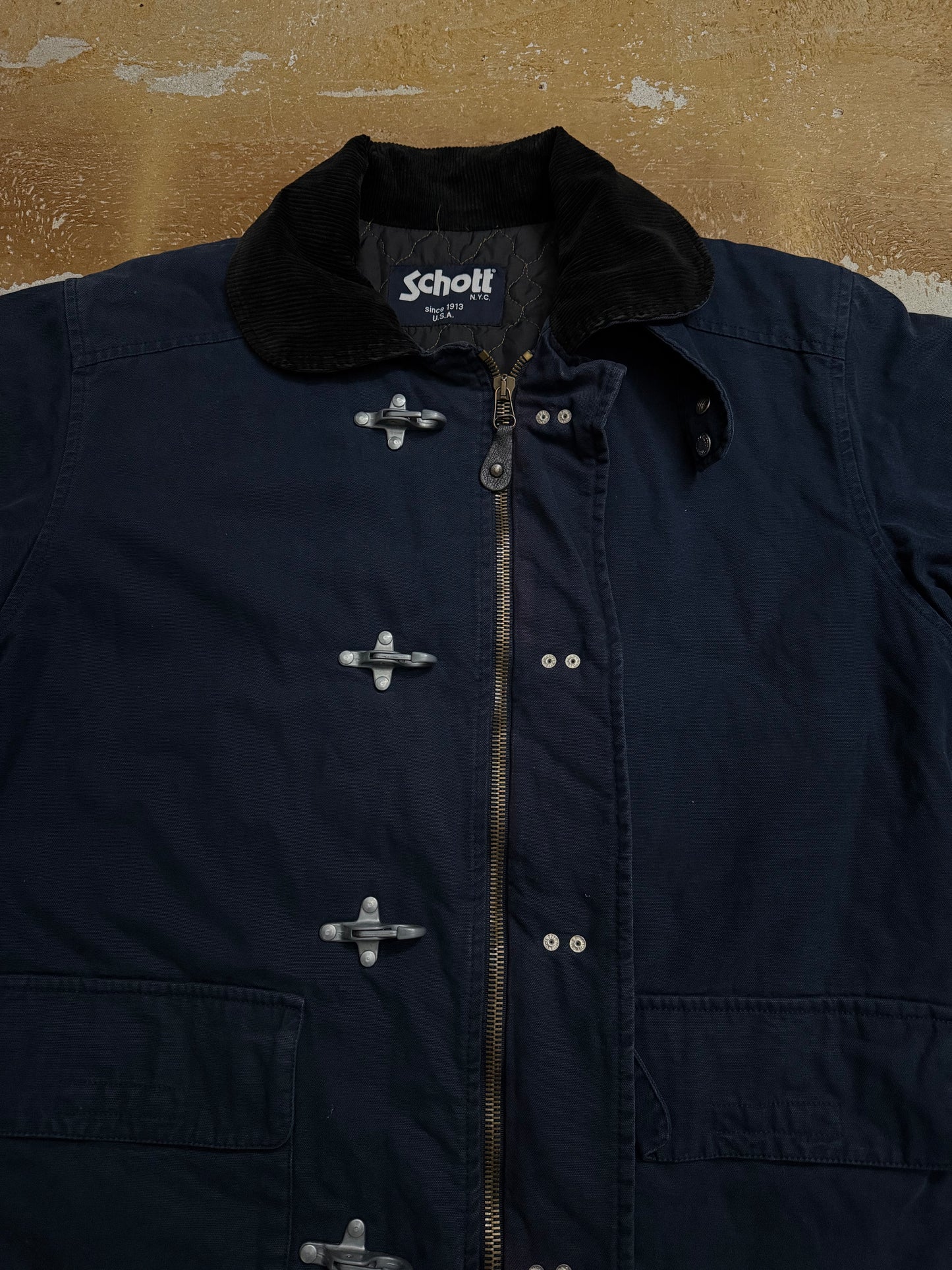 Schott fireman clasp winter jacket - L