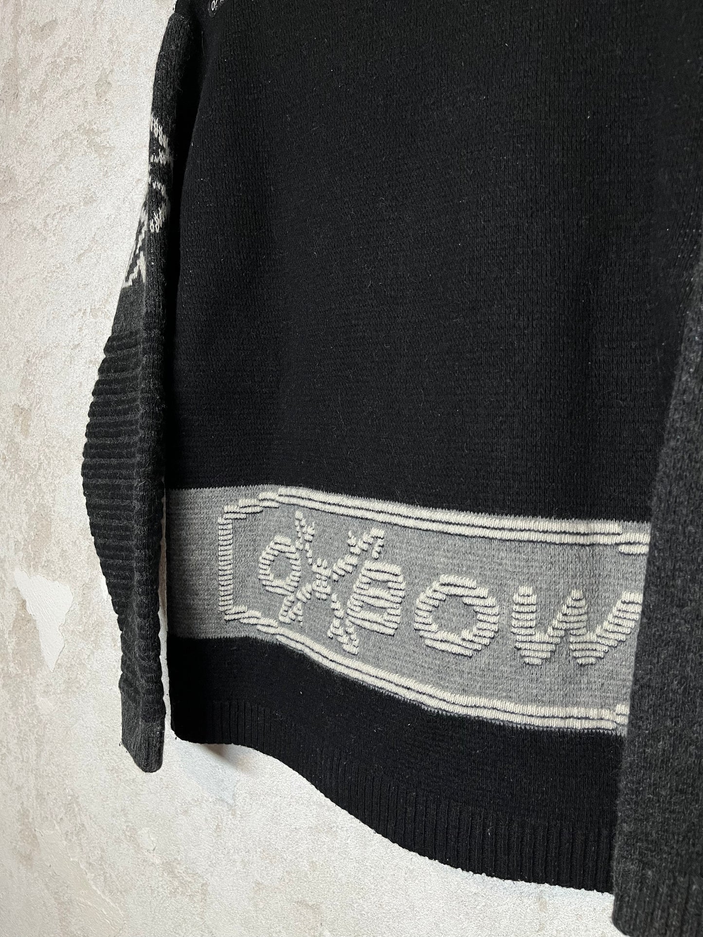 Oxbow vintage heavy knit ski snowboard sweater - M