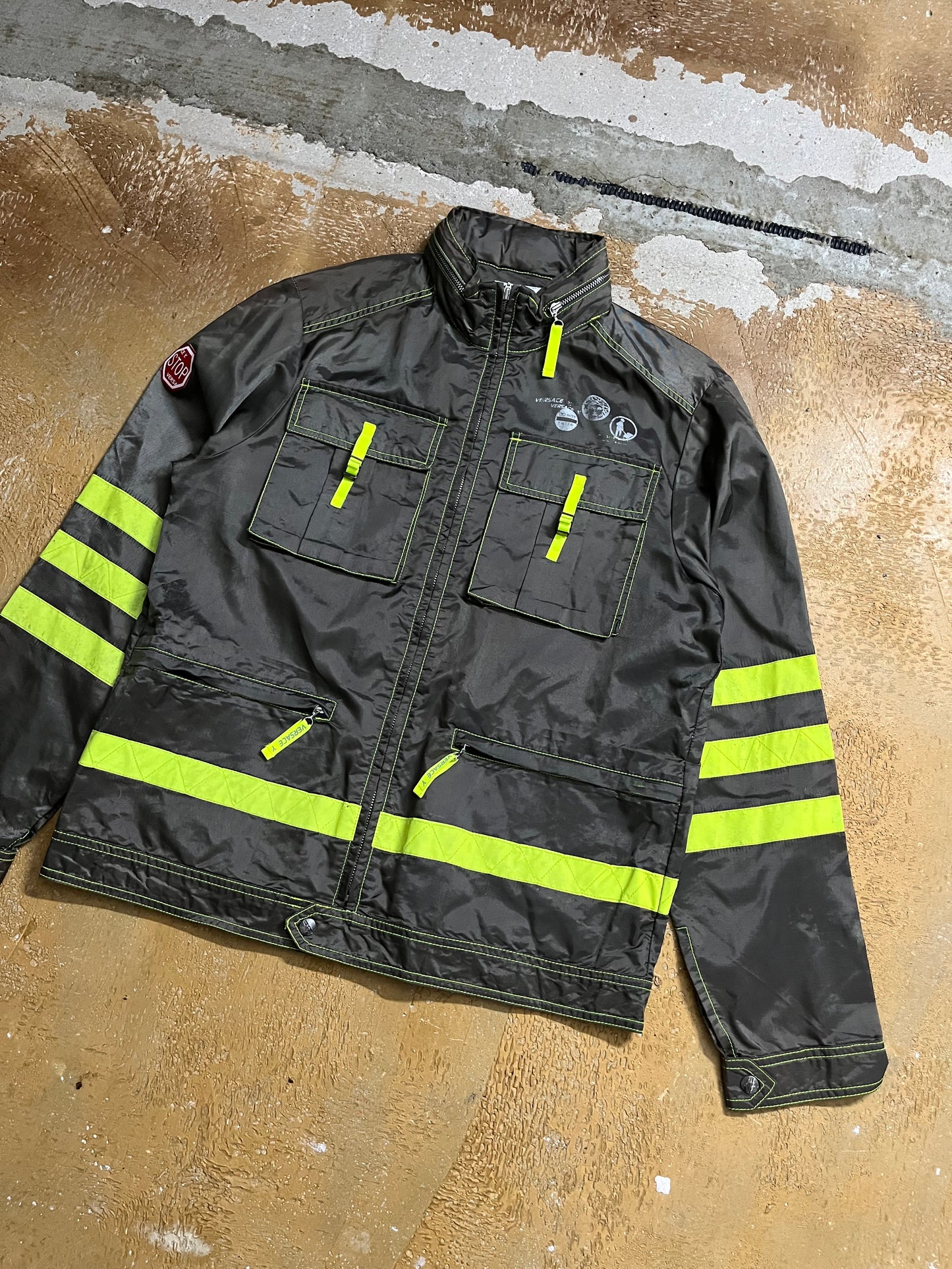 Versace reflective worker jacket - S