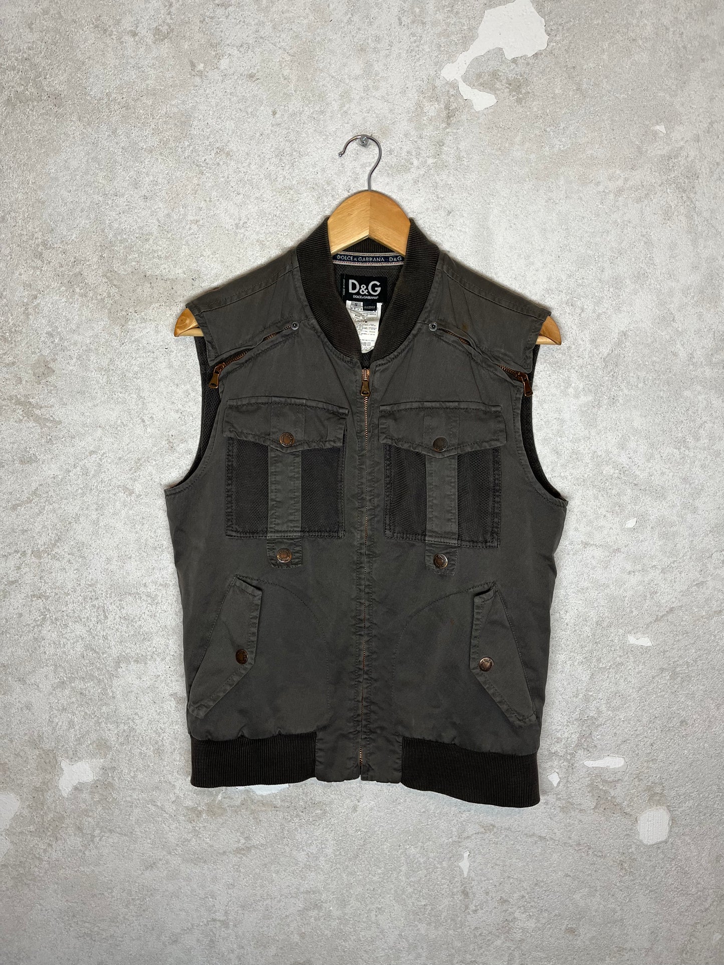 Dolce & Gabbana AW'05 tactical gilet - S