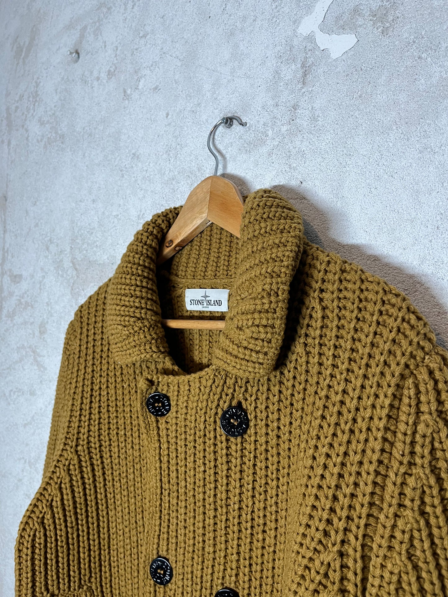 Stone Island heavy knitted sweater - L