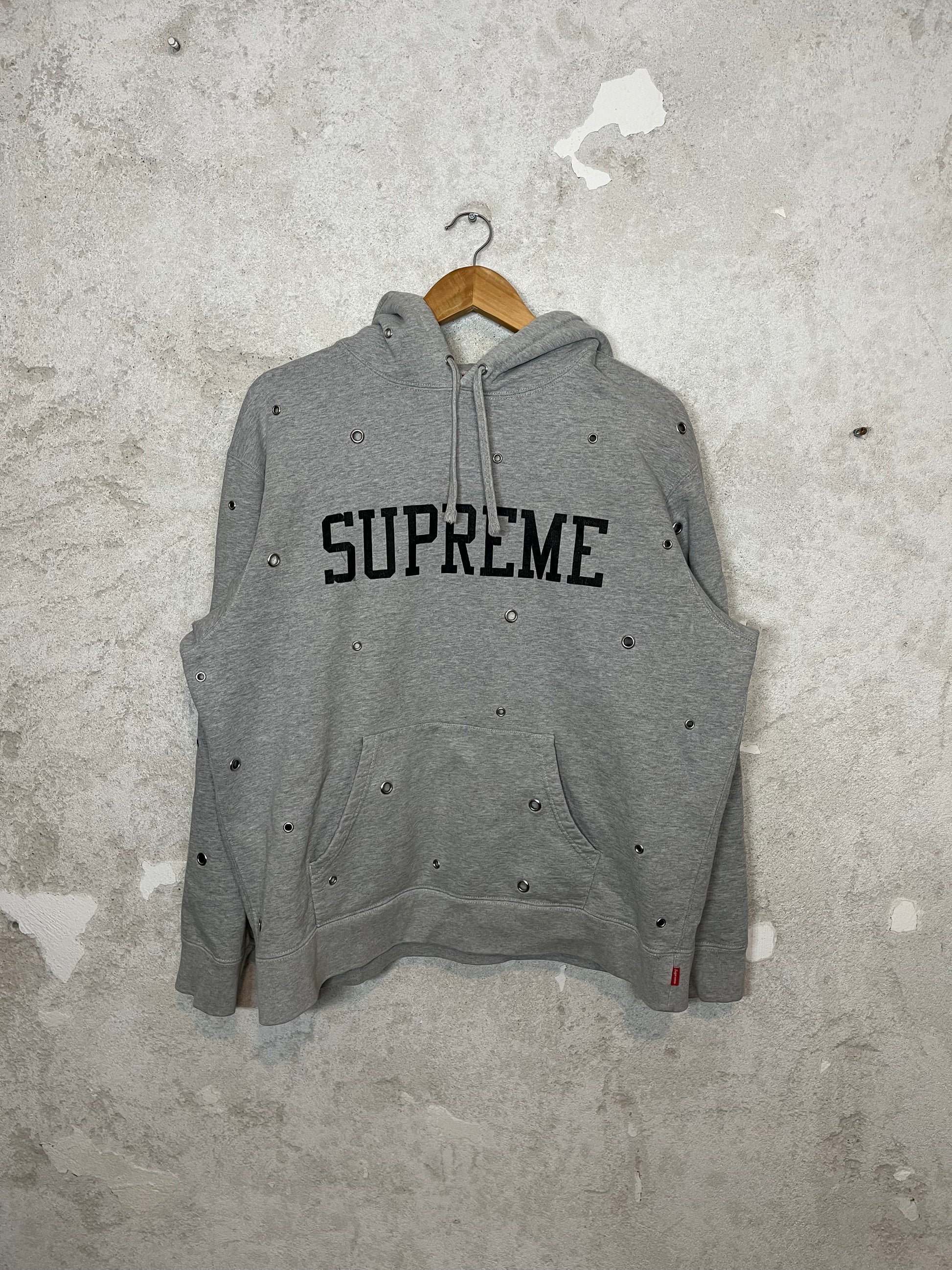 Supreme SS20 Eyelet hoodie - M