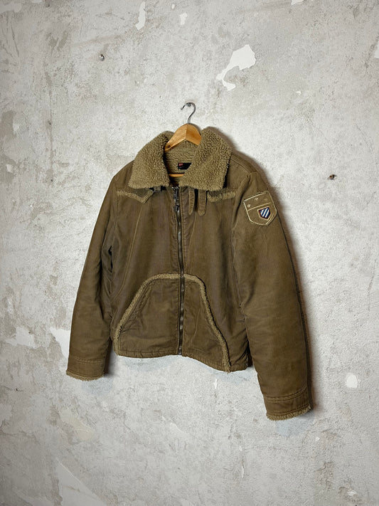 Diesel vintage sherpa corduroy jacket - L