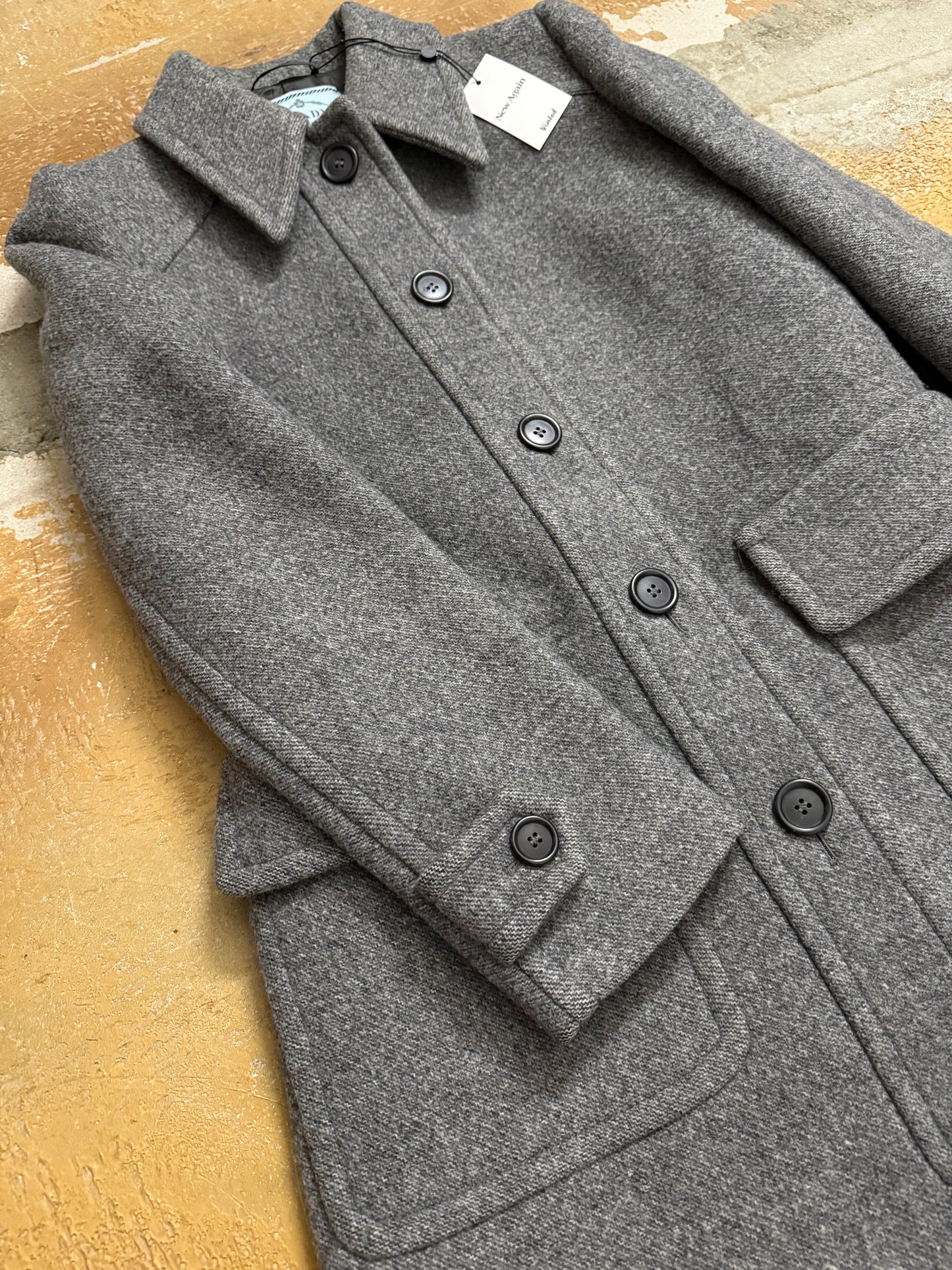 Prada 100% Wool trenchcoat designer jacket - M