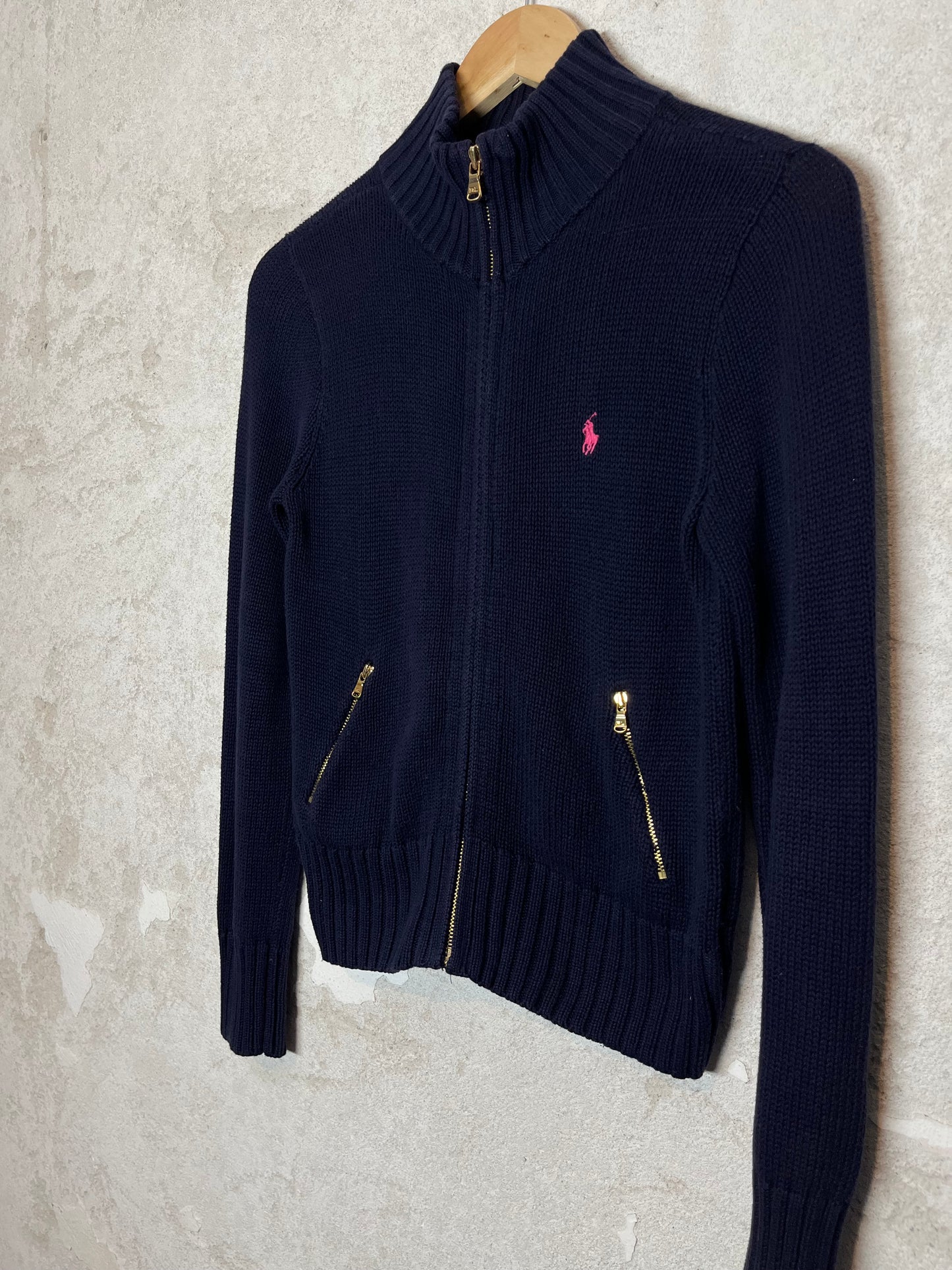 Ralph Lauren knit zip-up sweater vintage - XS/S