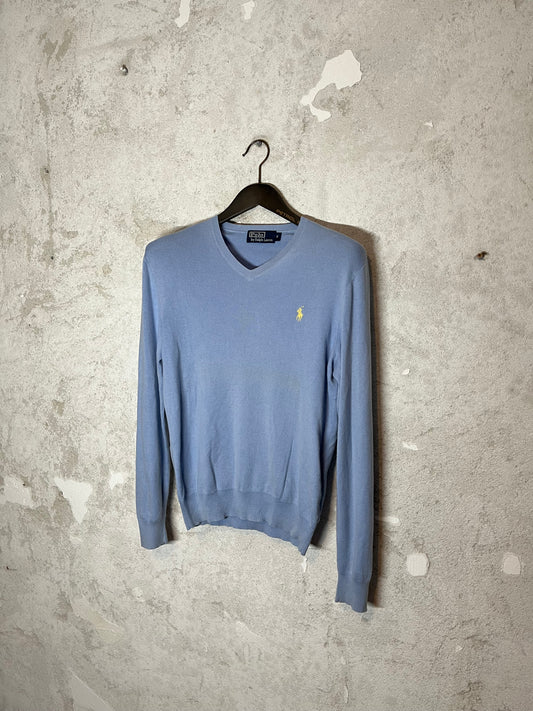 Ralph Lauren V neck knit sweater - S