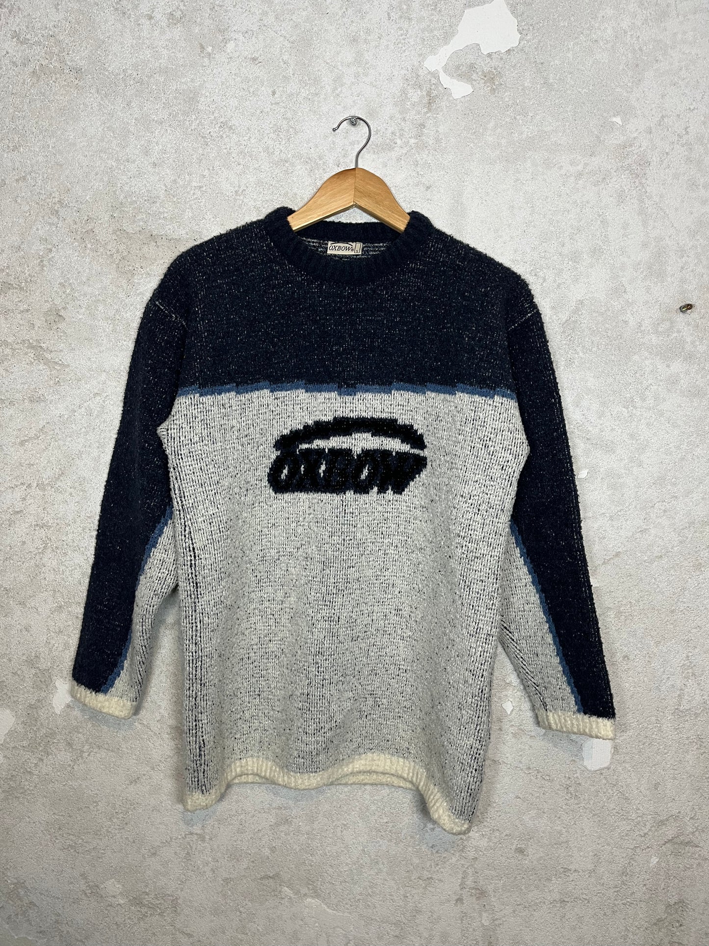 Oxbow heavy knit ski snowboarding sweater - S