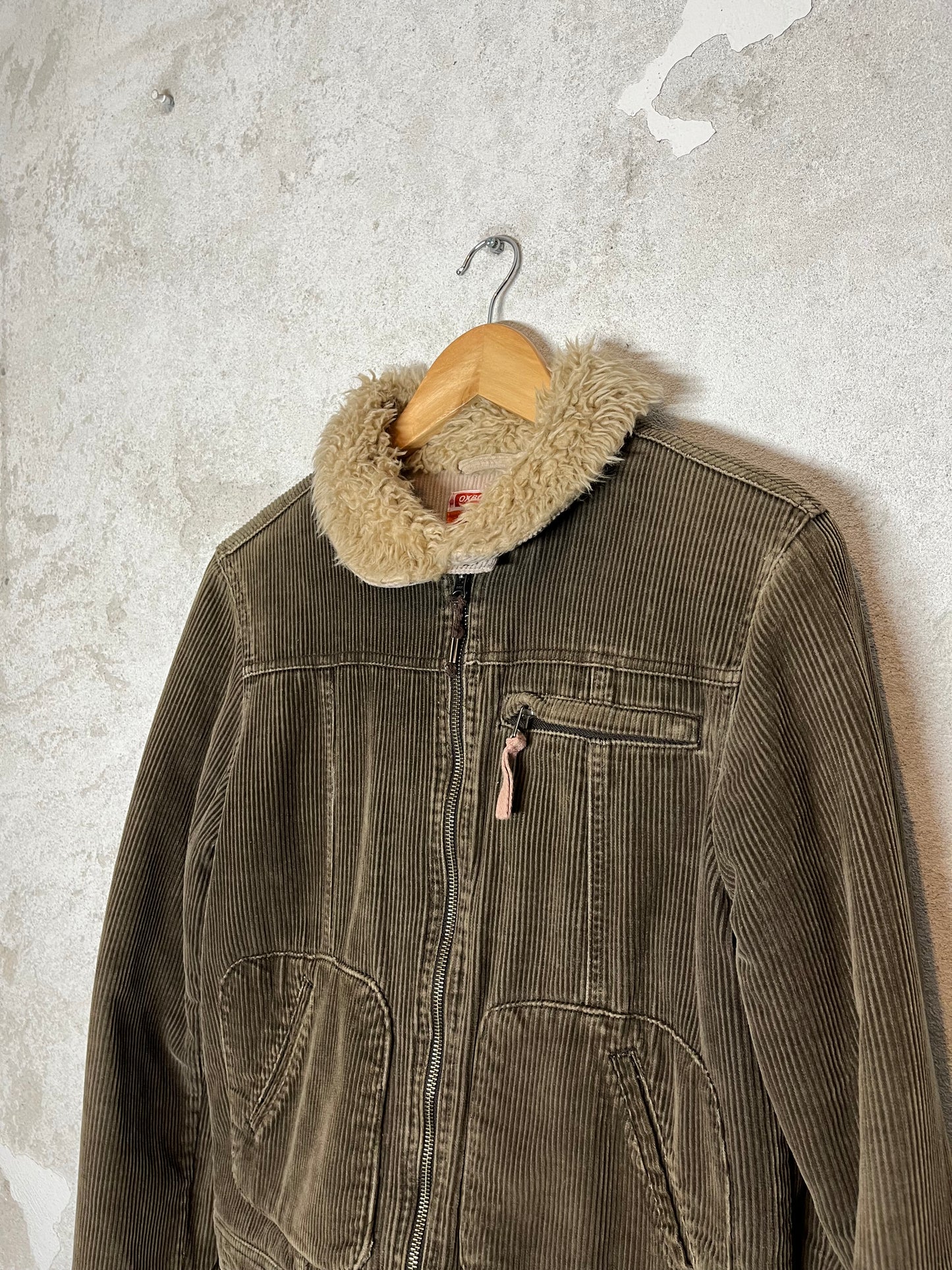 Oxbow vintage sherpa sherling corduroy jacket - S/ M