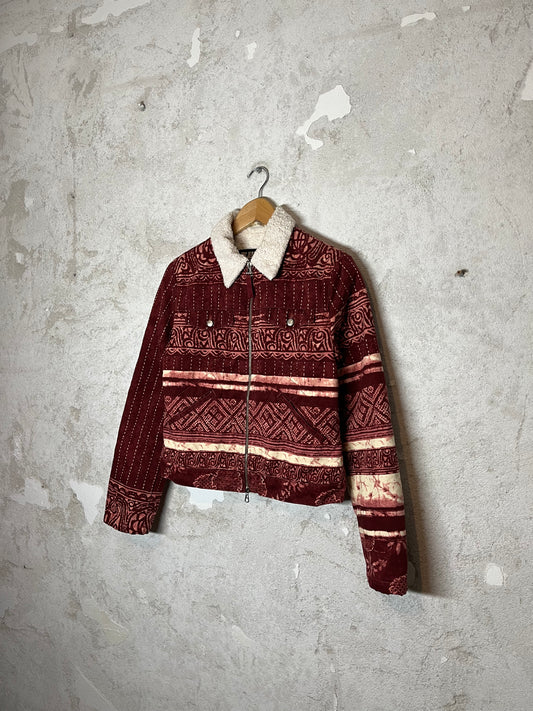 Jean Paul Gaultier tribal sherpa jacket - M