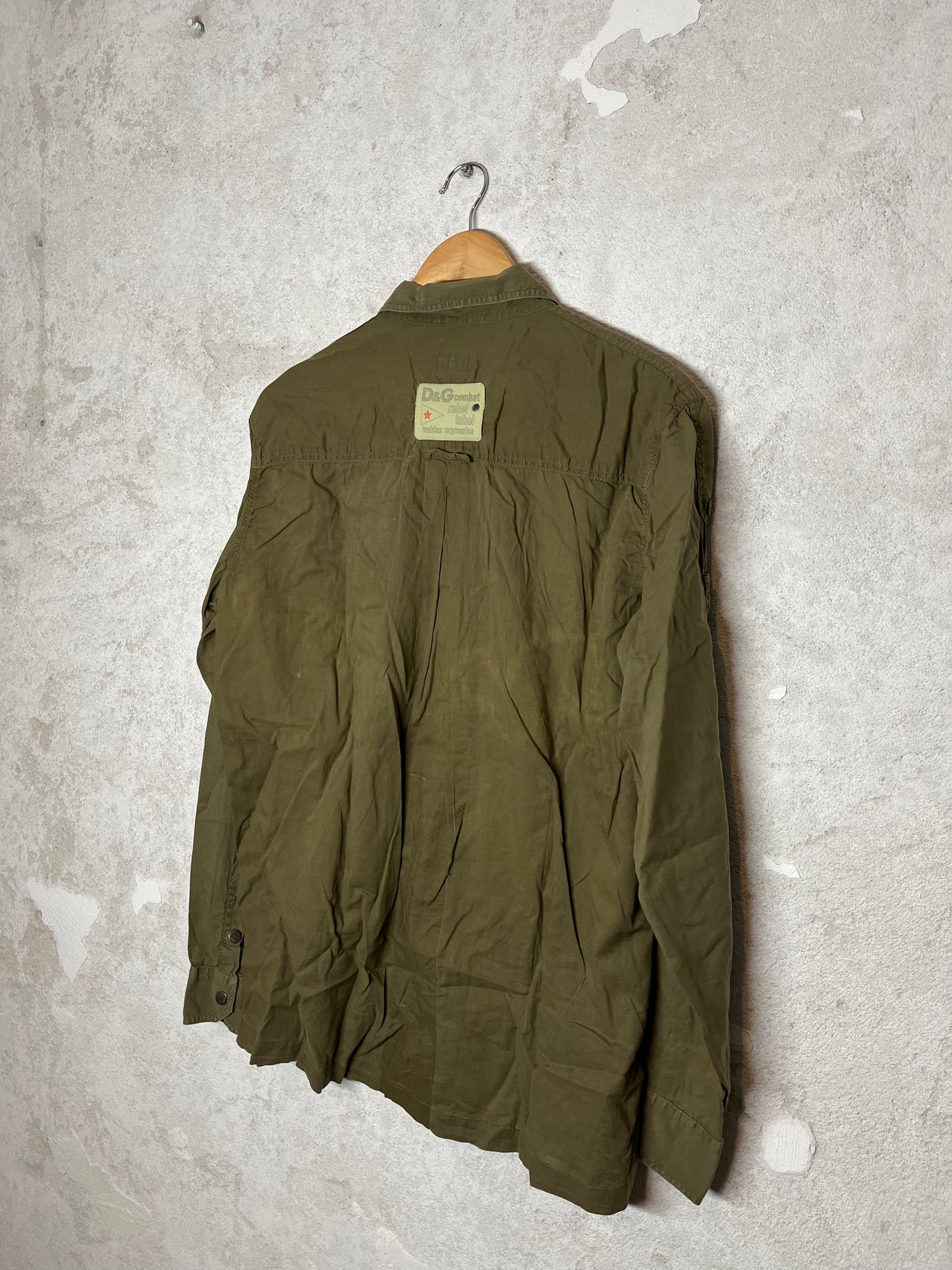 Dolce & Gabbana 2000s cargo multipocket shirt - M