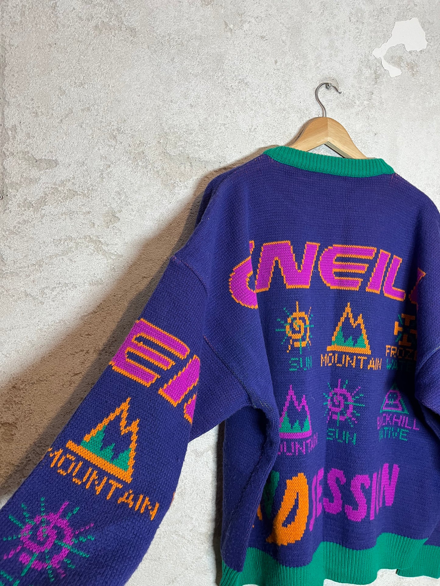 O’neill vintage ski heavy knit collectors sweatshirt - XL