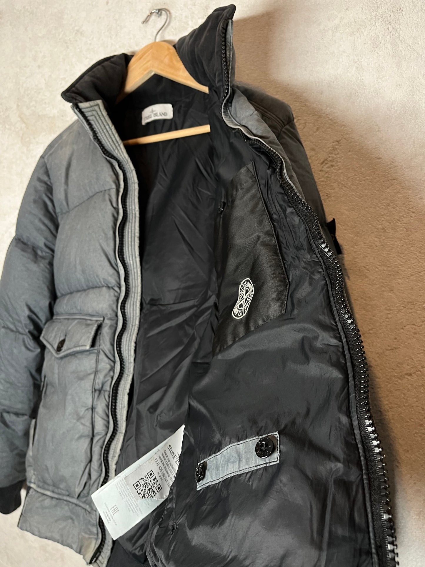 Stone Island Resin Poplin Down-TC puffer jacket - M