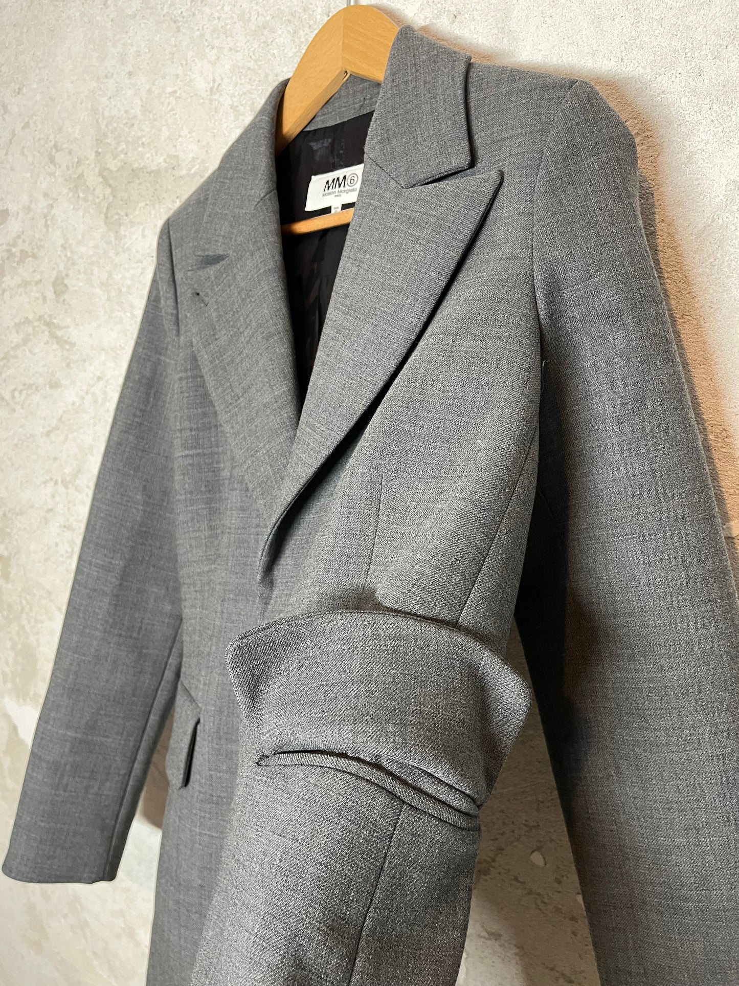 Maison Martin Margiela MM6 grey blazer - L